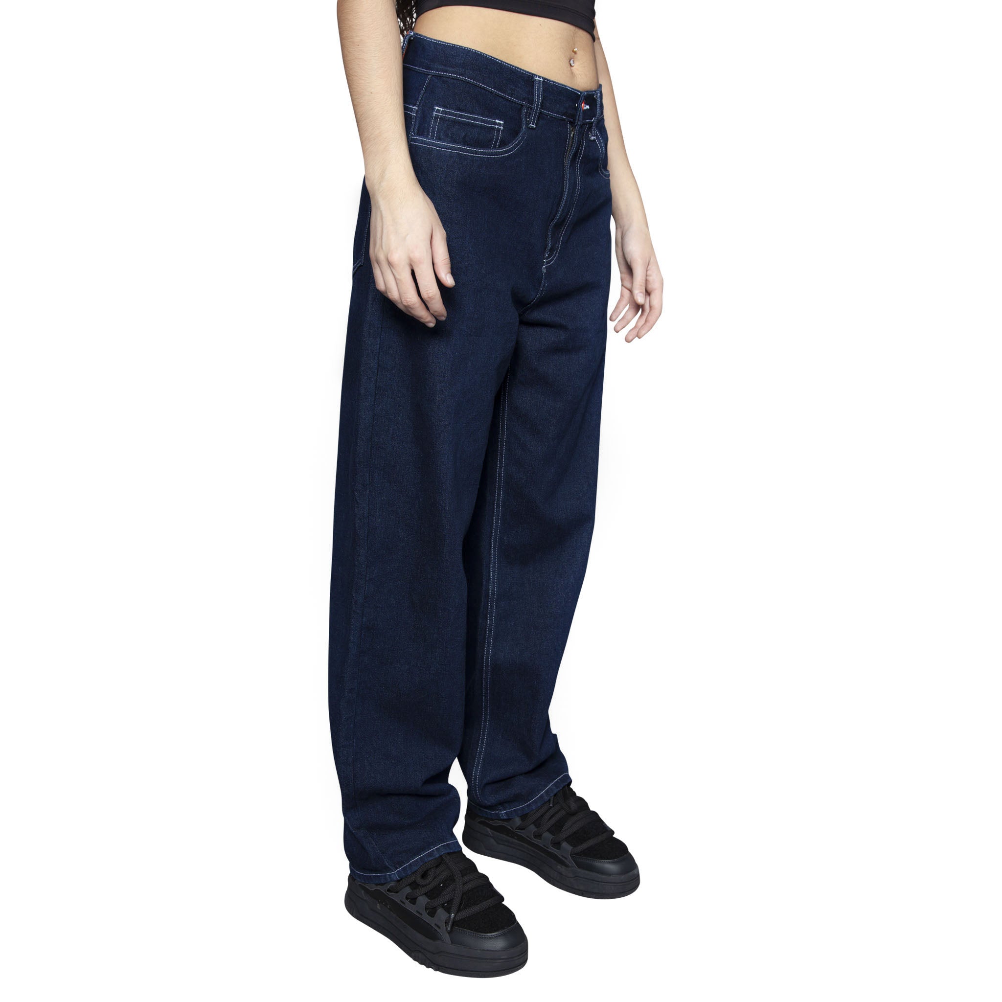 BeWider Super Loose Baggy Denim Dunkelblau - CBEWS5807 - Coziness