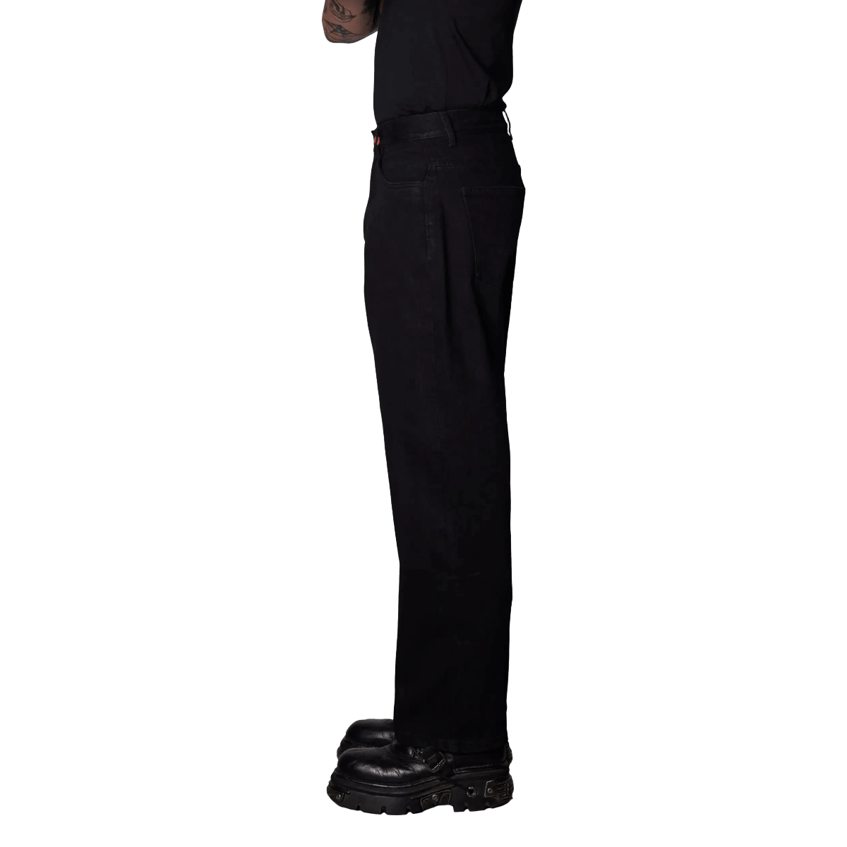 BeWider Super Loose Baggy Denim Schwarz - CBEWS9535 - Coziness