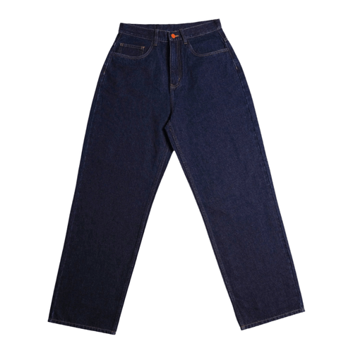 BeWider Super Loose Baggy Jeans – Dark Blue (Raw Denim)