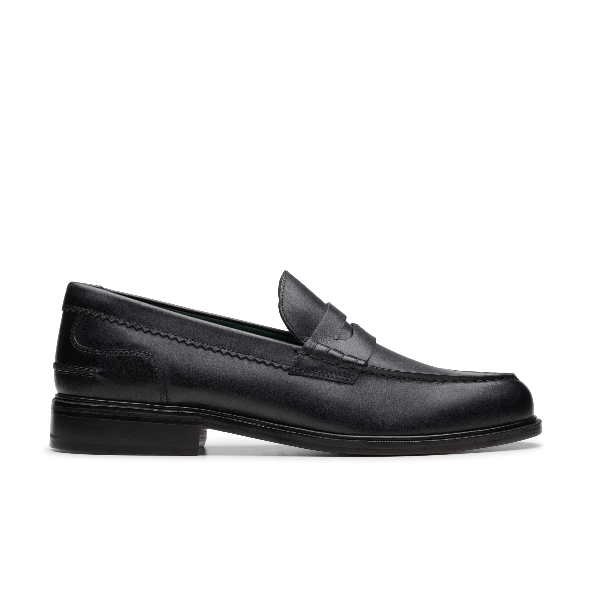 Clarks Originals Craft James Loafer Black Leather - CCLAO6006 - Coziness