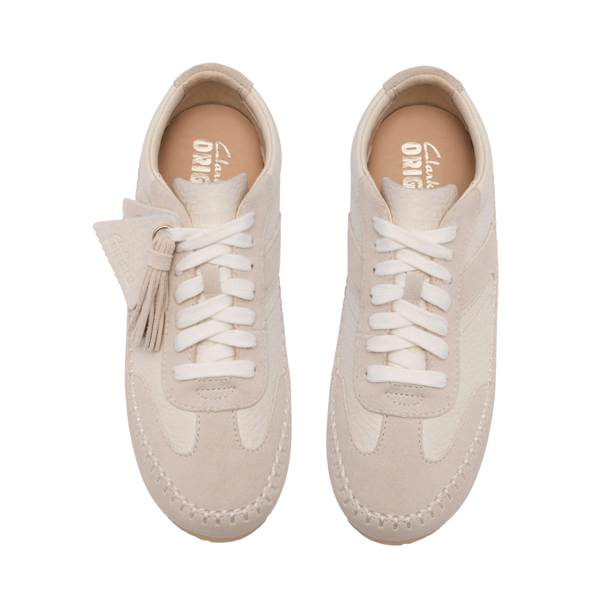 Clarks Originals Tor Low Off White Suede Wmns - CCLAO11184 - Coziness