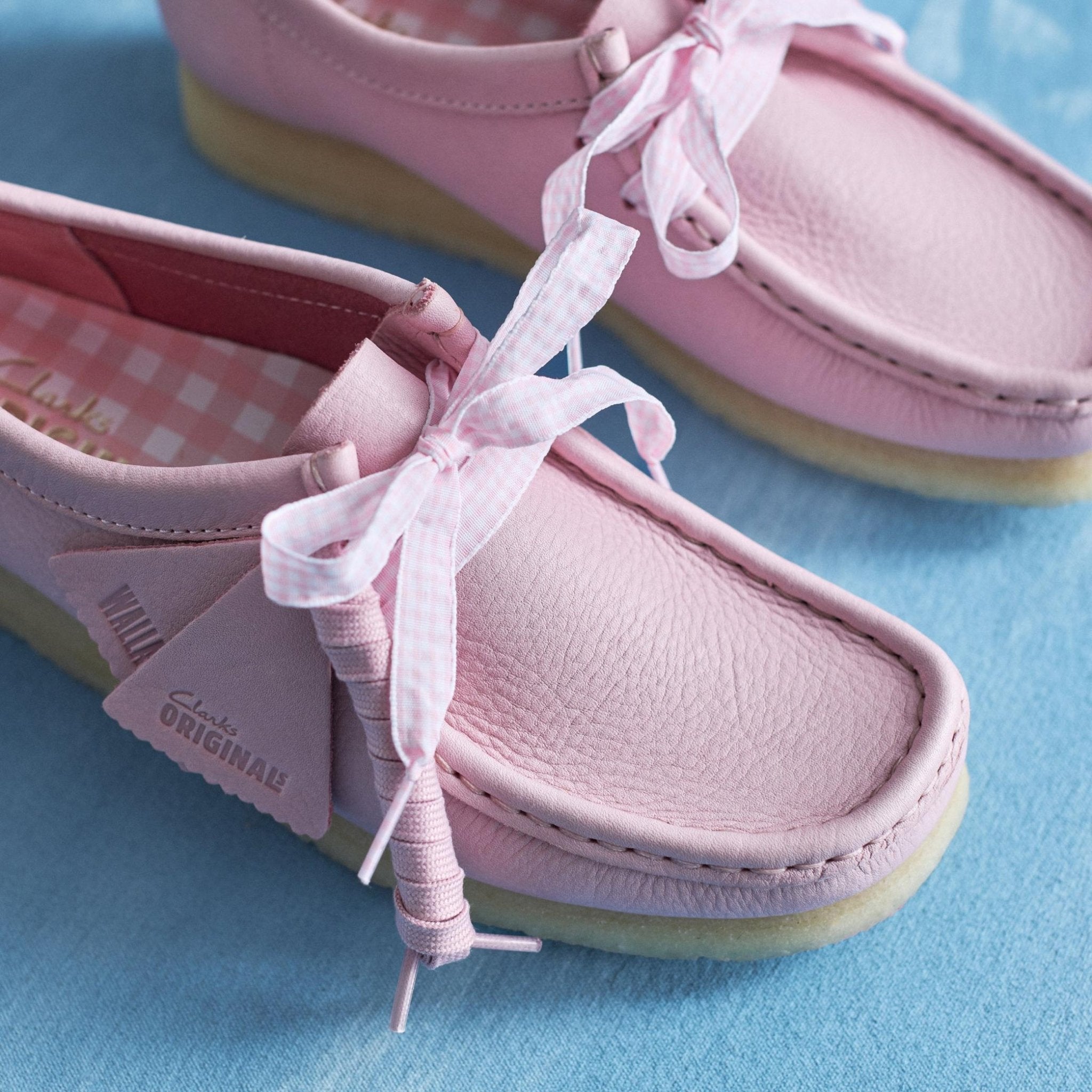 Clarks Originals Wallabee Baby Pink Leather Wmns - CCLAO11198 - Coziness
