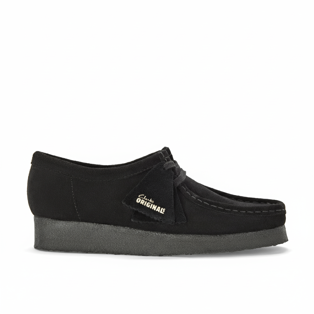 Clarks Originals Wallabee Black Suede Damen - CCLAO7119 - Coziness