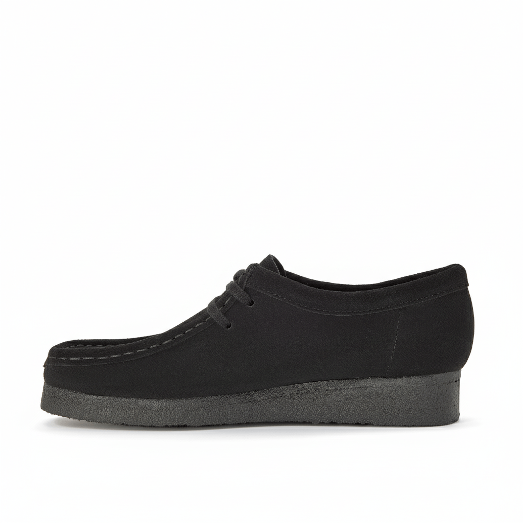 Clarks Originals Wallabee Black Suede Damen - CCLAO7119 - Coziness