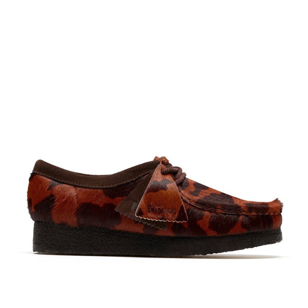 Clarks Originals Wallabee Brown Animal Cow Print Wmns - CCLAO7787 - Coziness