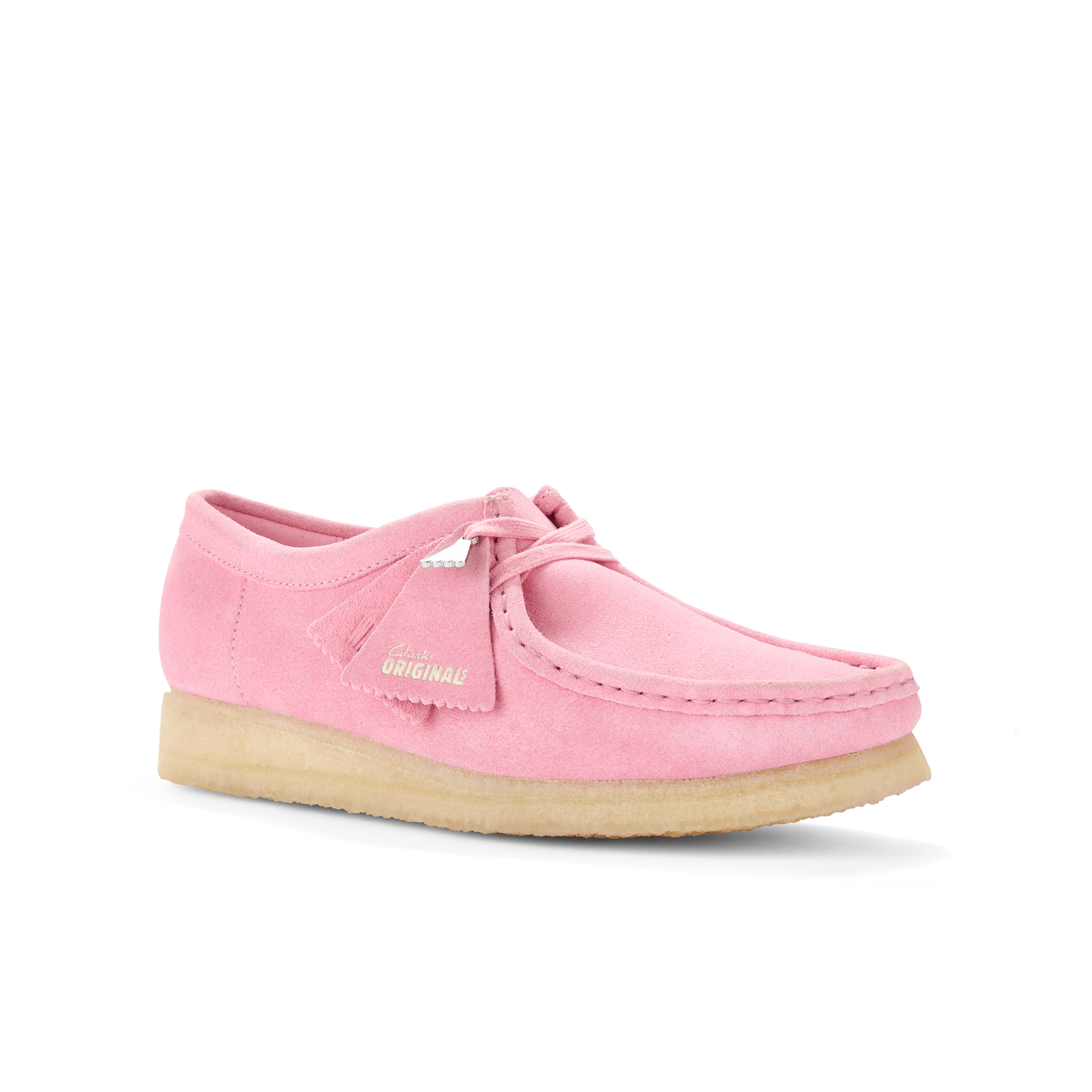 Clarks Originals Wallabee Candy Pink Suede - CCLAO6076 - Coziness
