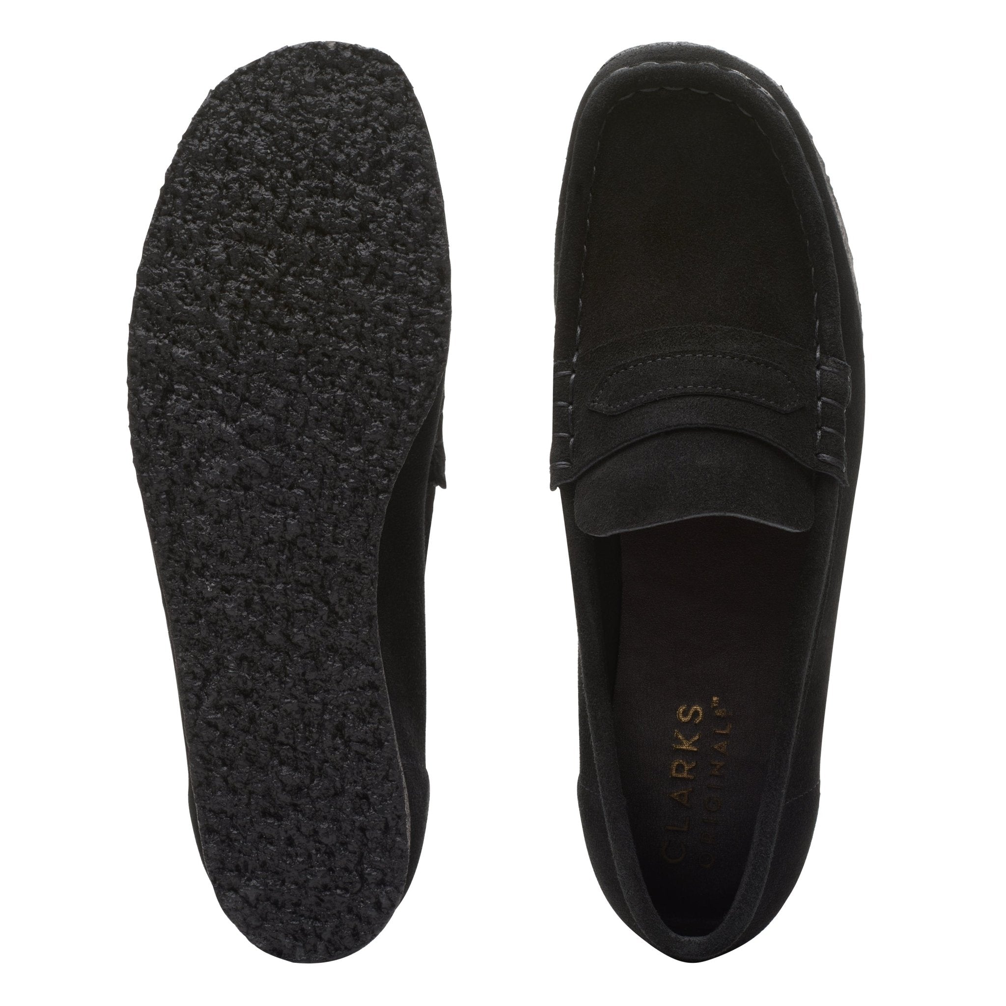 Clarks Originals Wallabee Loafer Black Wmns - CCLAO7785 - Coziness