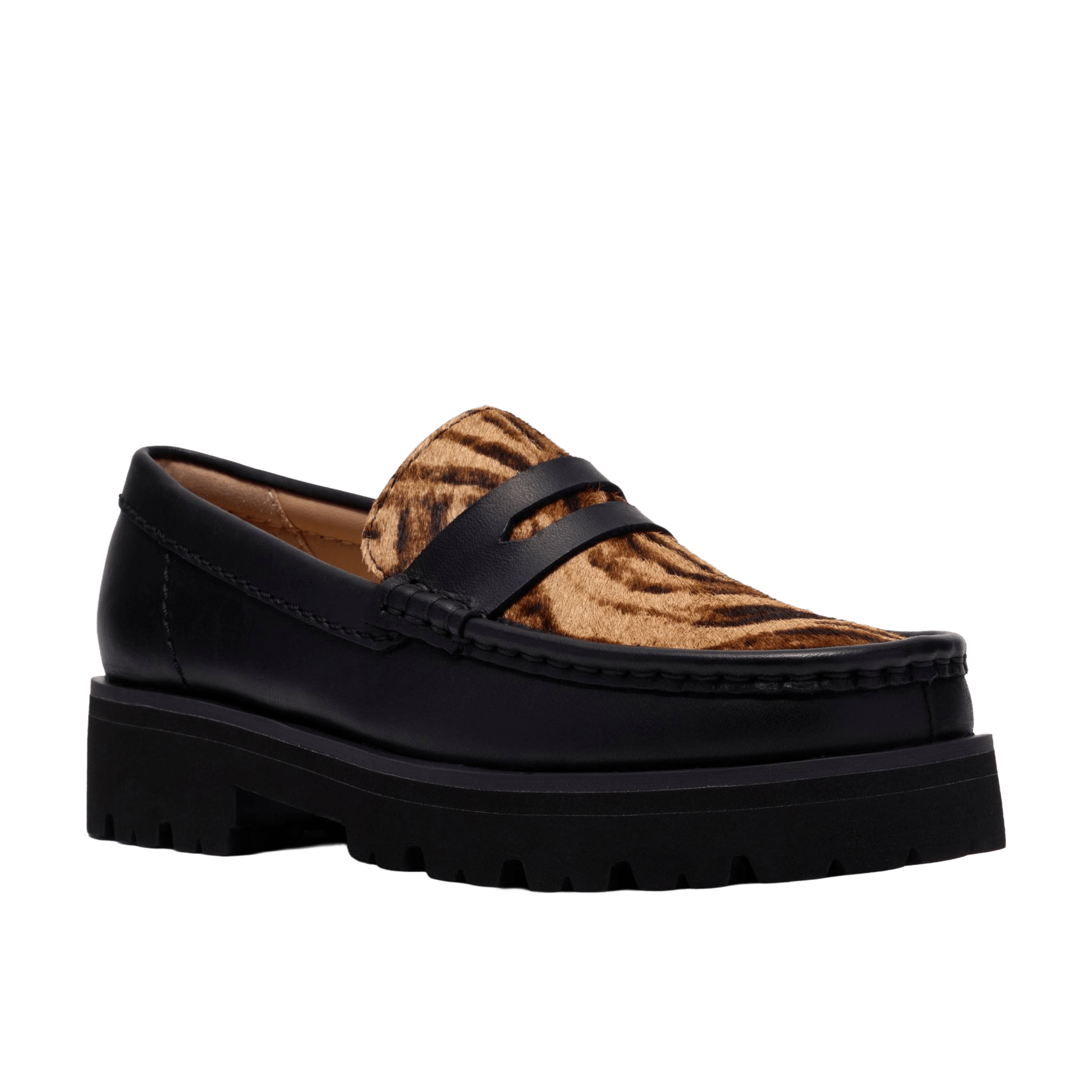 Clarks Originals Yukoner Penny Black Combi Leather Wmns - CCLAO11216 - Coziness
