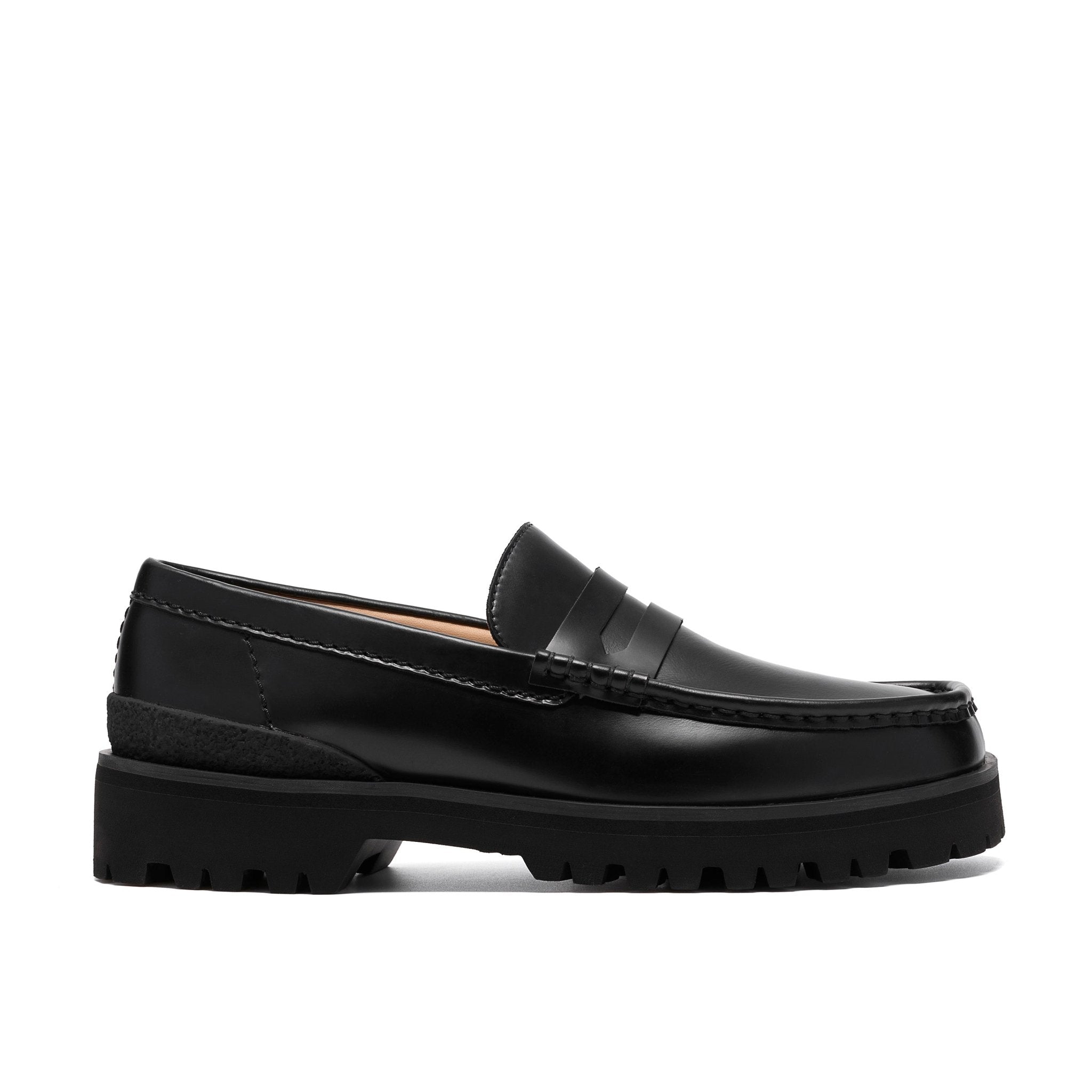 Clarks Originals Yukoner Penny Black Leather - CCLAO9957 - Coziness