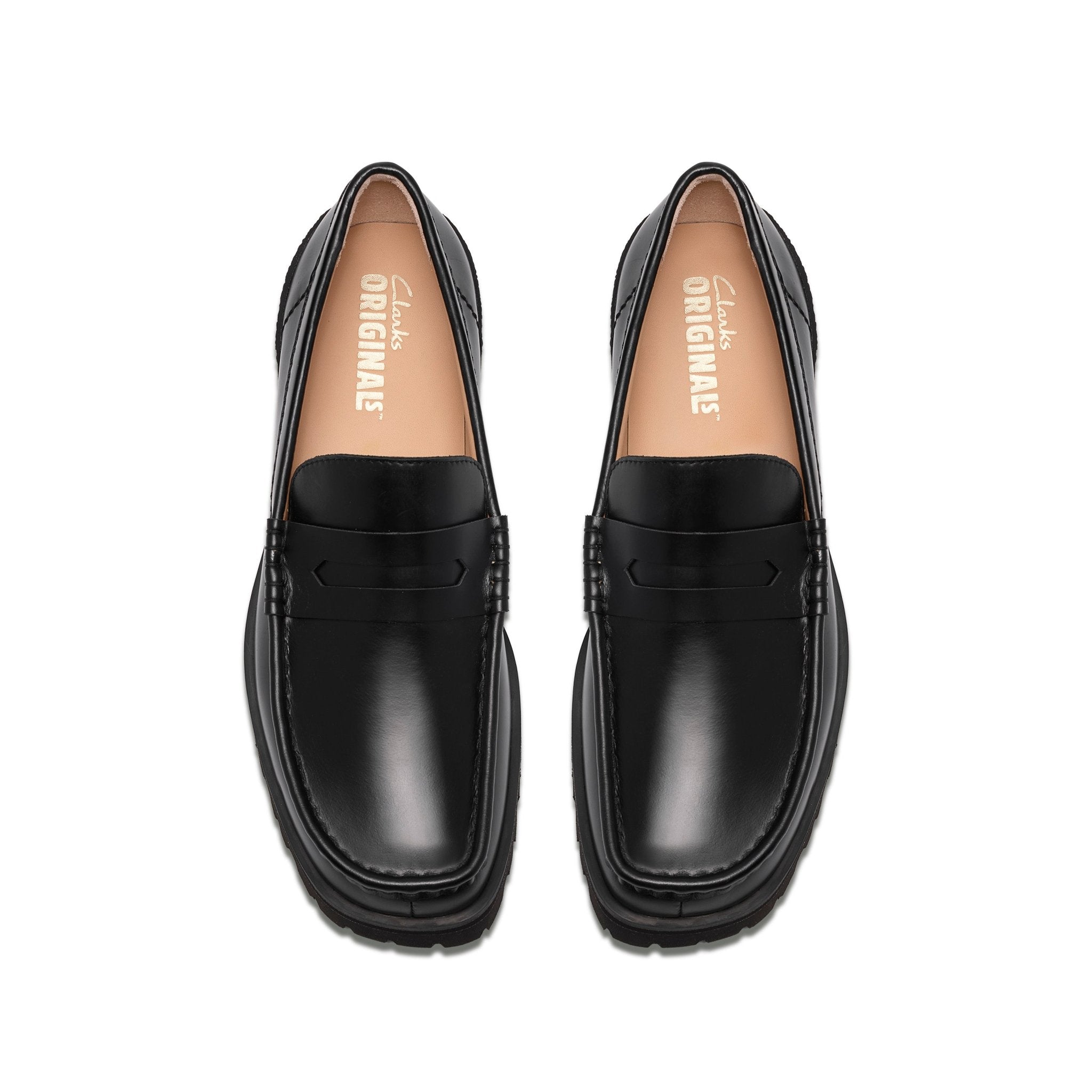 Clarks Originals Yukoner Penny Black Leather - CCLAO9957 - Coziness