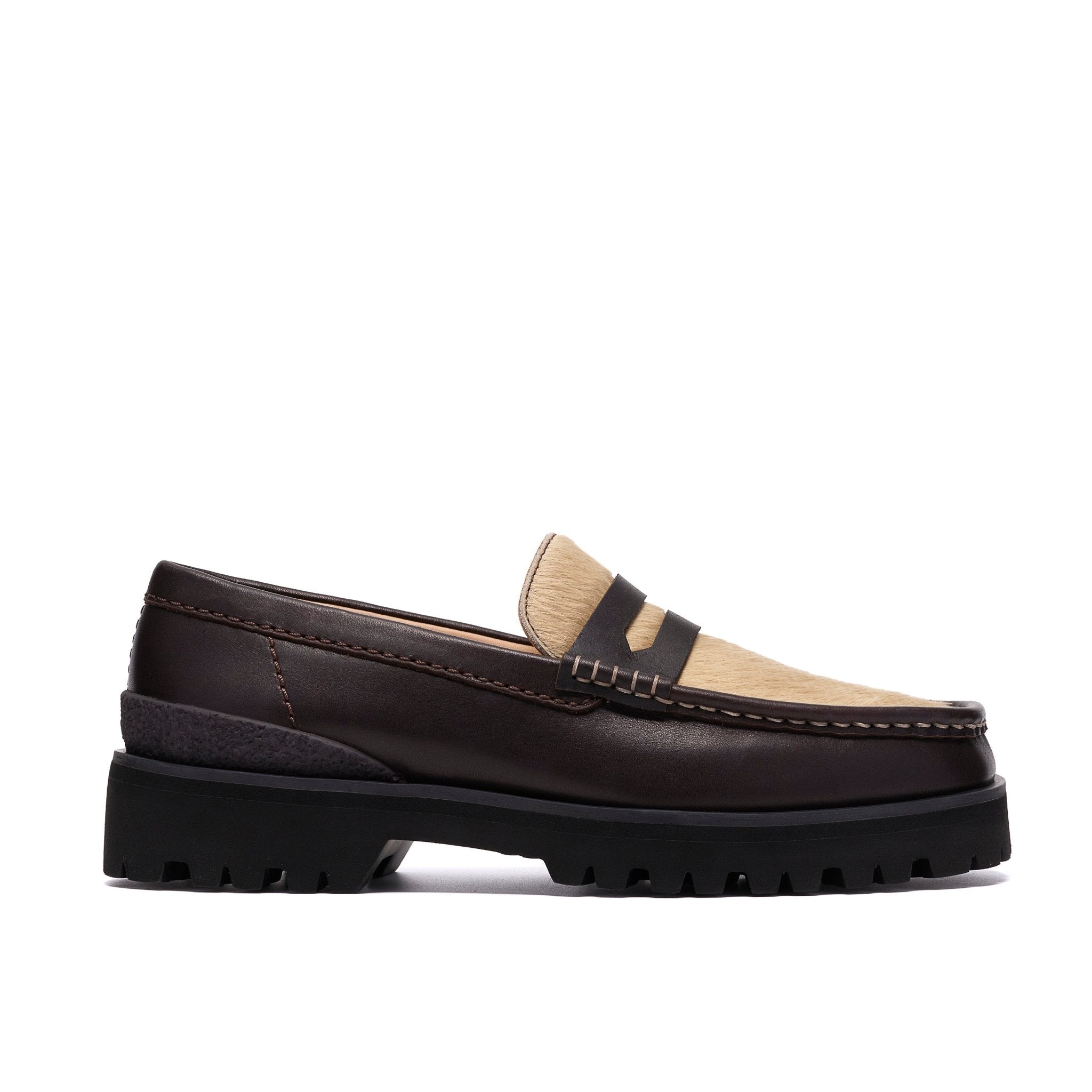 ガオシャーク Clarks Craft James Loafer Braun – Croco-Vamp & Ledersohle — Coziness
