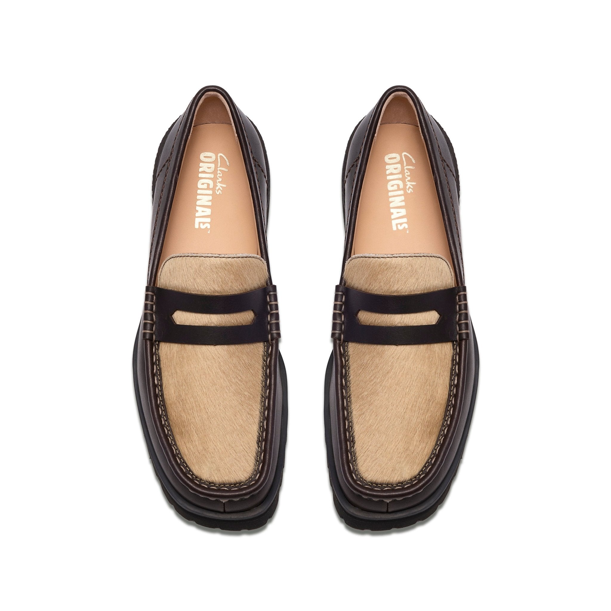 Clarks Originals Yukoner Penny Brown Combi Lea - CCLAO9973 - Coziness