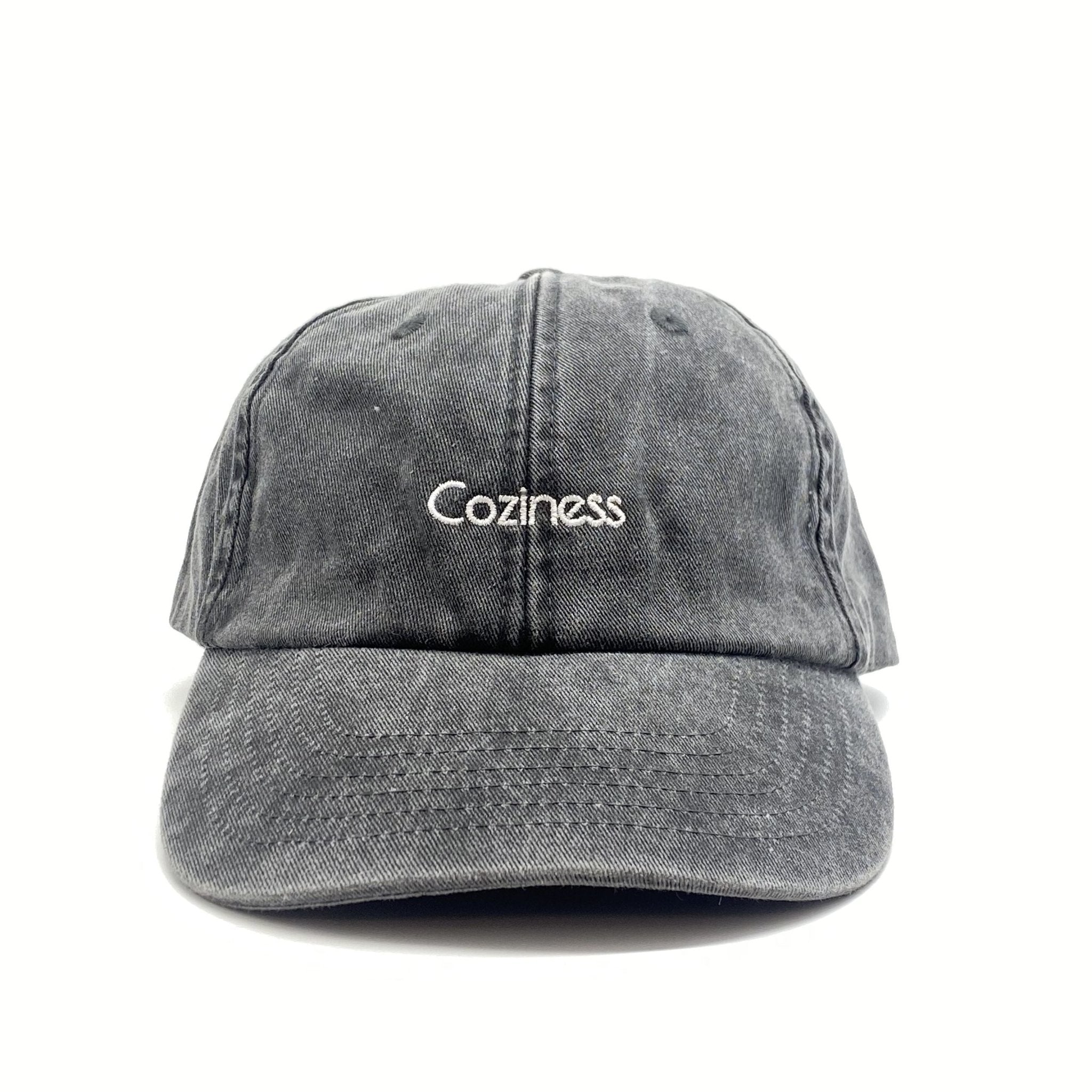 Coziness Classic Logo Cap Washed Black - CCOZC2543 - Coziness