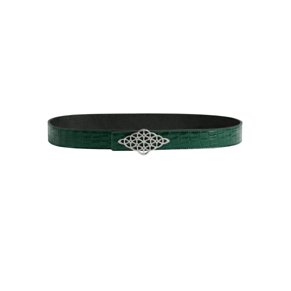Divention Rhombus Belt Croc Green - CDIVR9212 - Coziness