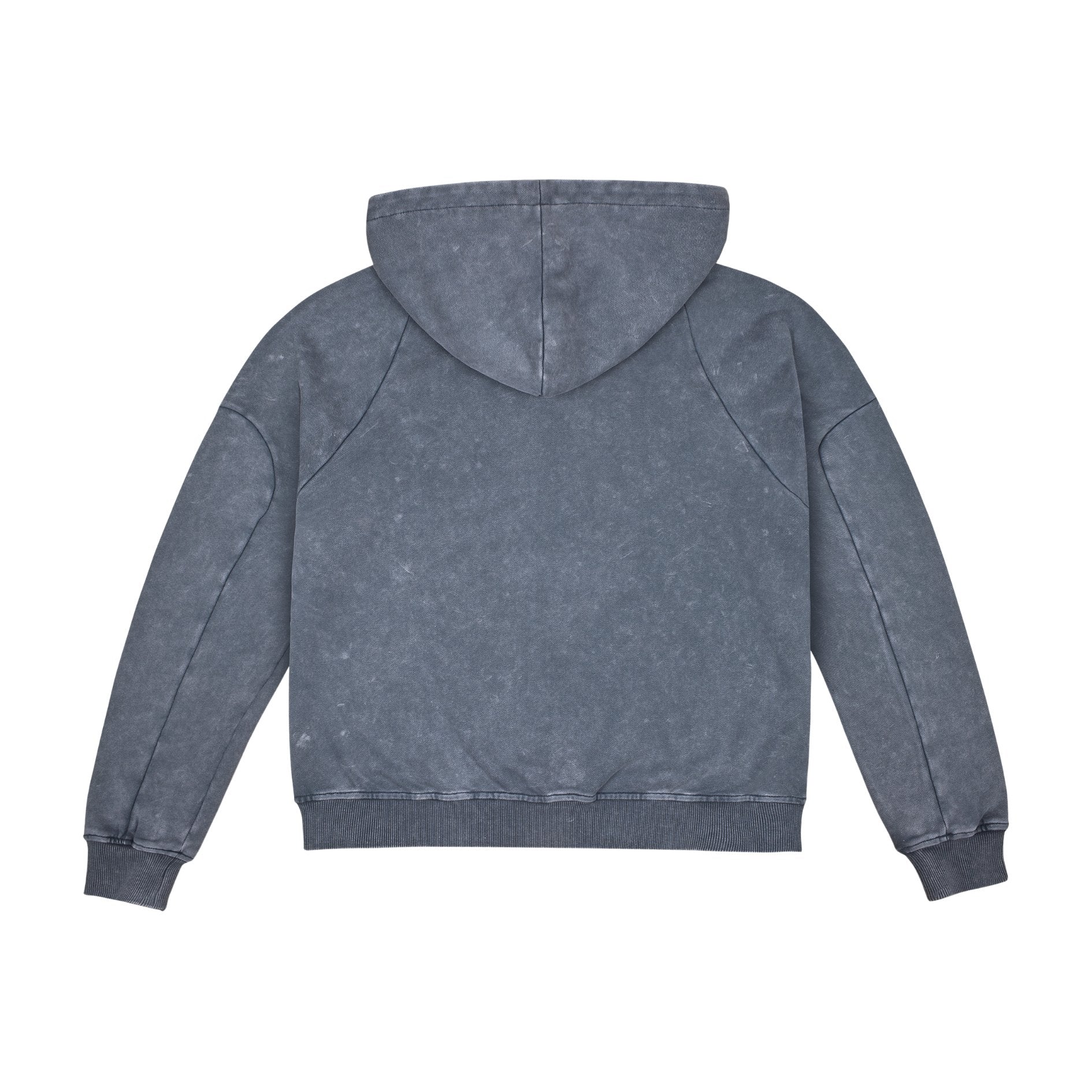 Divention Trinity Zip Hoodie Washed Black - Coziness