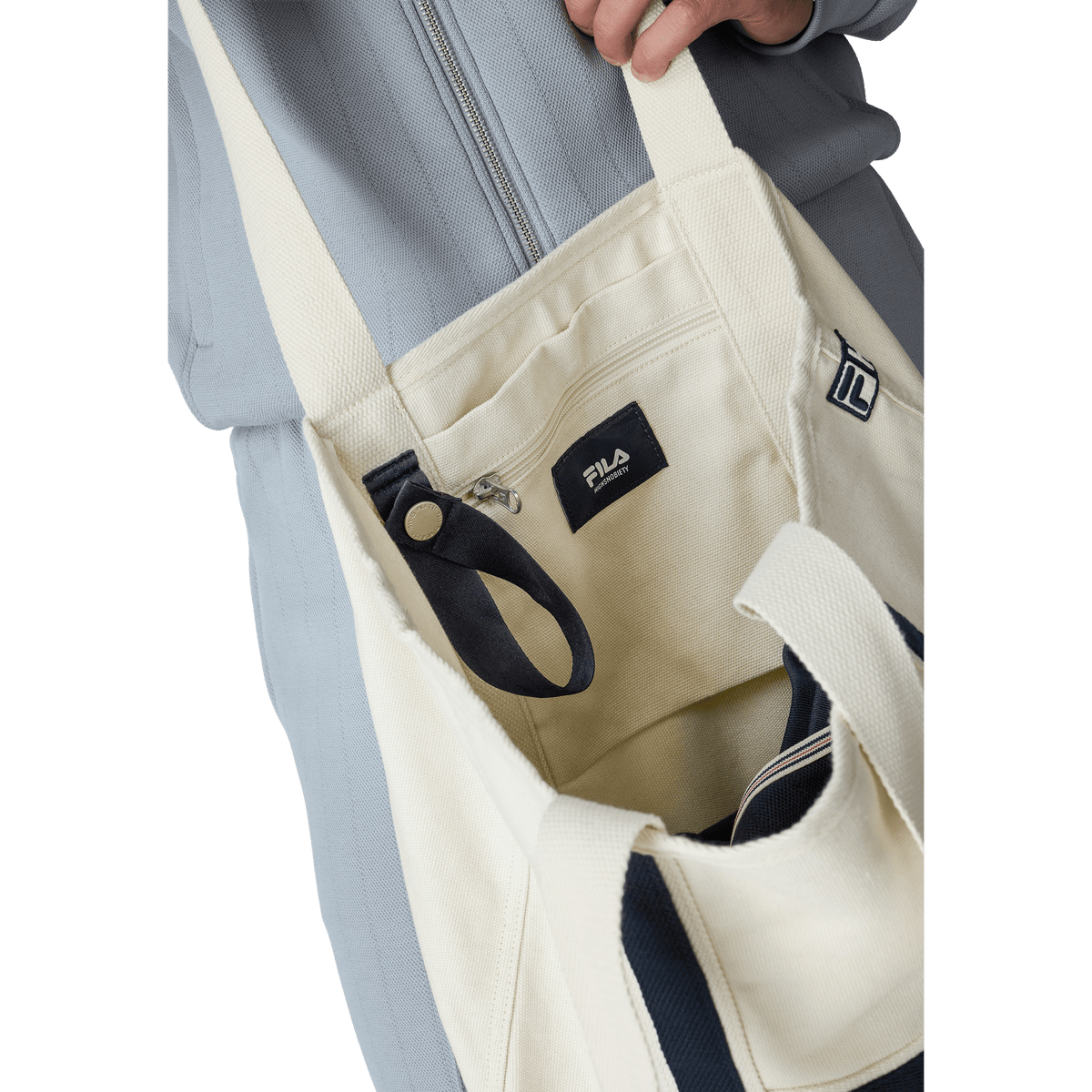 FILA x Highsnobiety canvas bag Antique White - CFILX15250 - Coziness