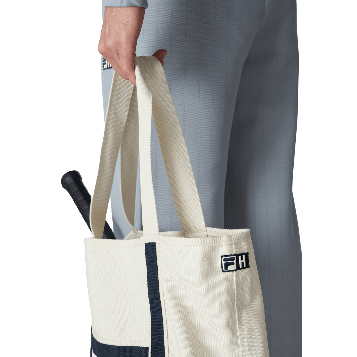 FILA x Highsnobiety canvas bag Antique White - CFILX15250 - Coziness