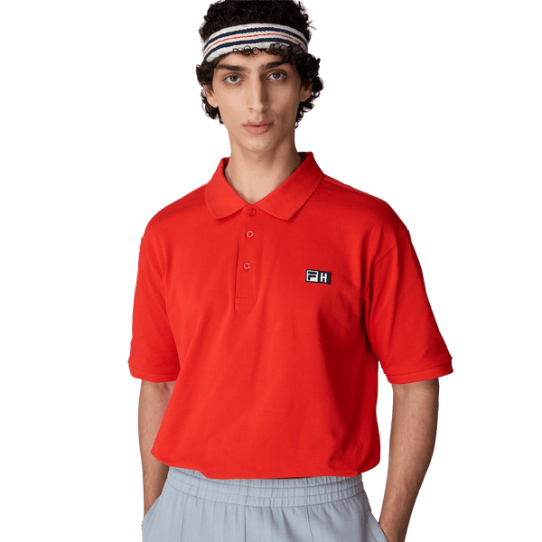 FILA x Highsnobiety headband Antique White-Black Iris-True Red - CFILX15251 - Coziness