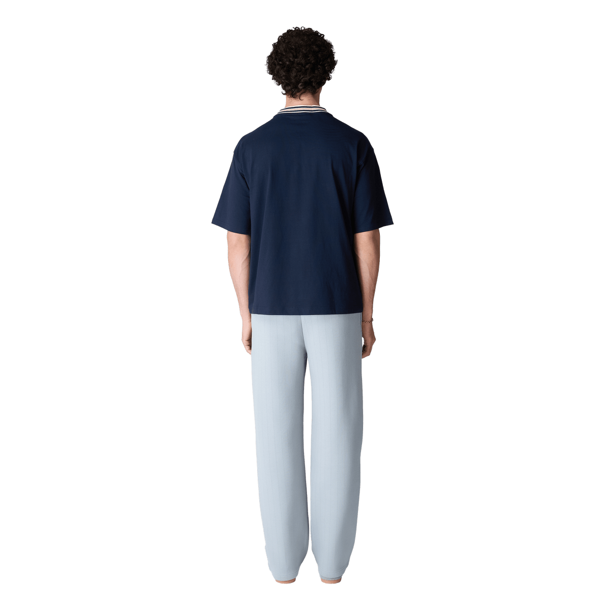 FILA x Highsnobiety loose boxy t-shirt Dark Sapphire - CFILX15245 - Coziness