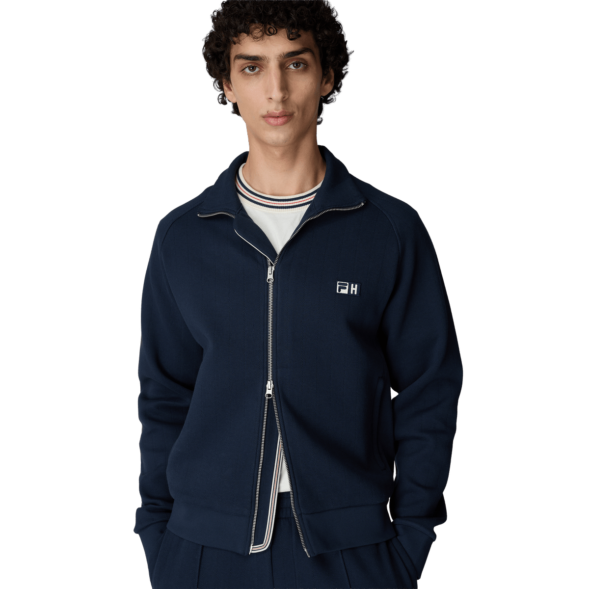 FILA x Highsnobiety regular track jacket Dark Sapphire - CFILX15196 - Coziness