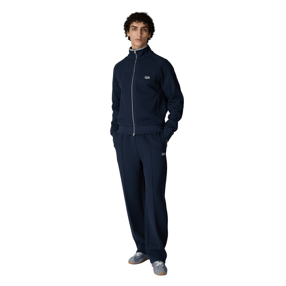 FILA x Highsnobiety regular track jacket Dark Sapphire - CFILX15196 - Coziness