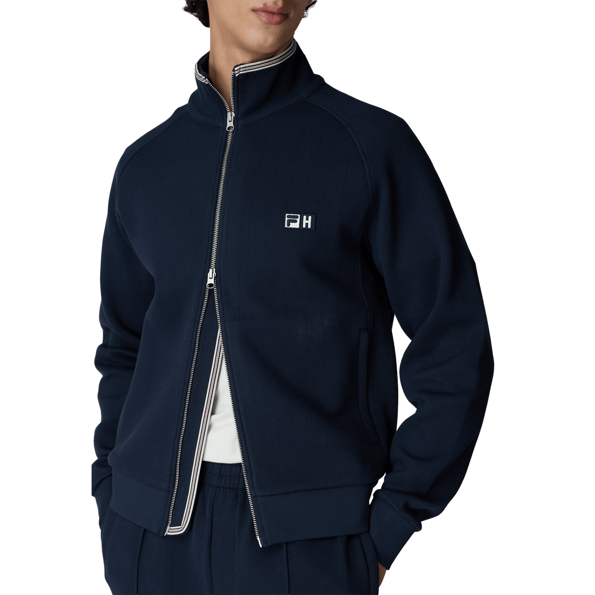 FILA x Highsnobiety regular track jacket Dark Sapphire - CFILX15196 - Coziness