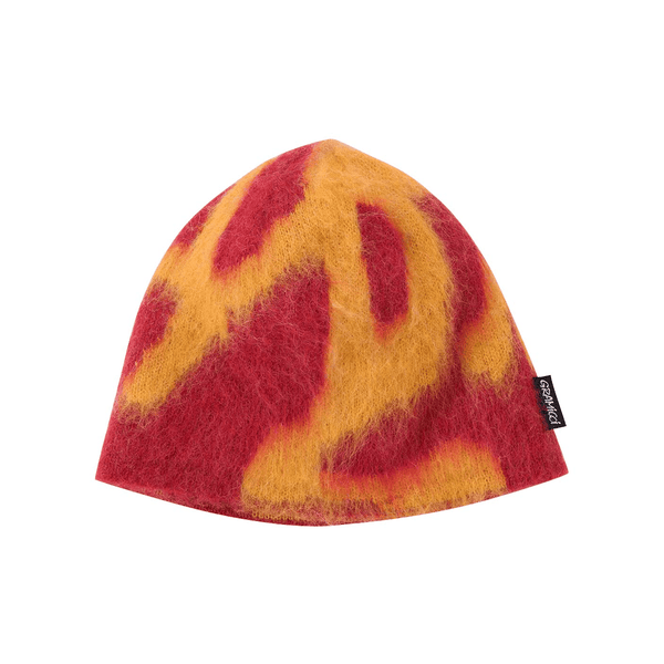 Gramicci Mohair Burly Runningman Beanie Burnt Orange - CGRAM6323 - Coziness