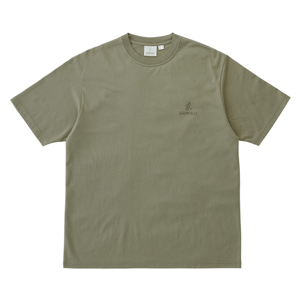 Gramicci One Point Logo T-Shirt Khaki - CGRAO6307 - Coziness