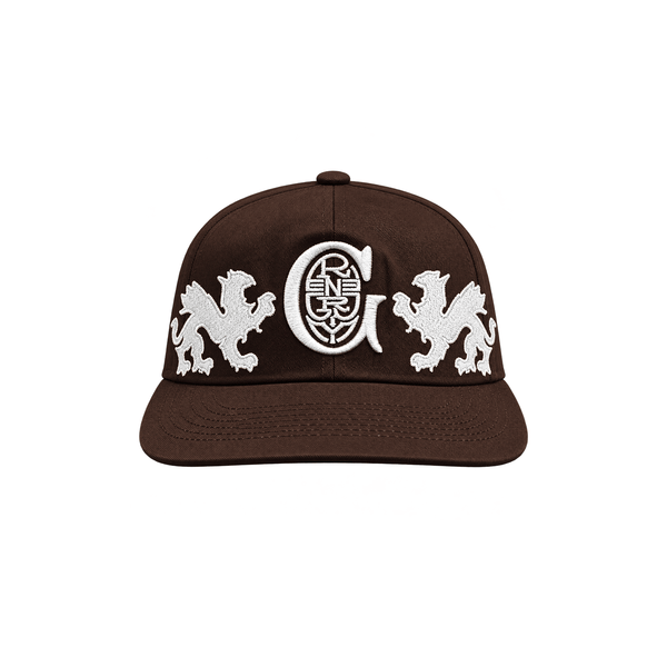 Green Room Dragon Logo Cap Brown - CGRER15143 - Coziness