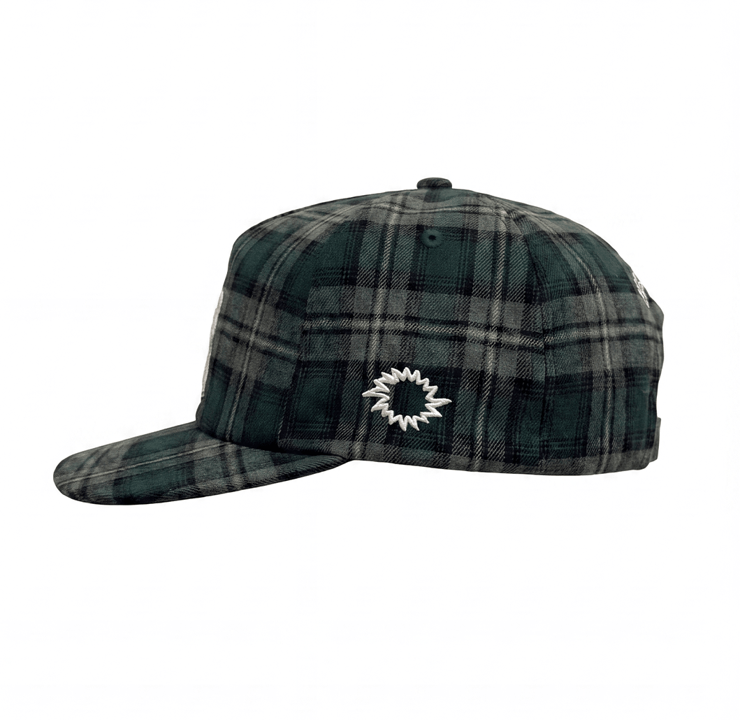 Green Room Flannel Cap Green - CGRER10695 - Coziness