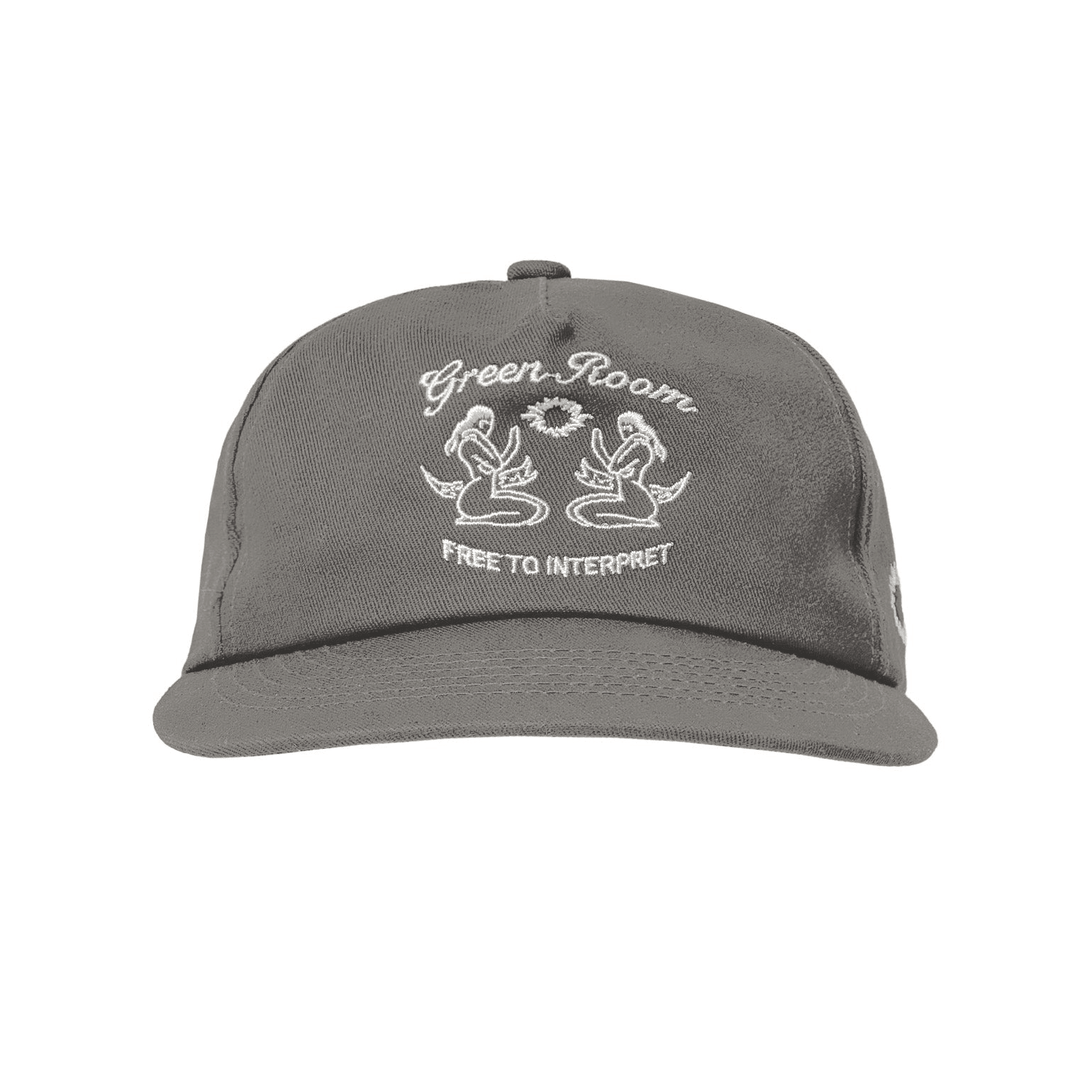 Green Room Logo Cap Ash Grey - CGRER10393 - Coziness