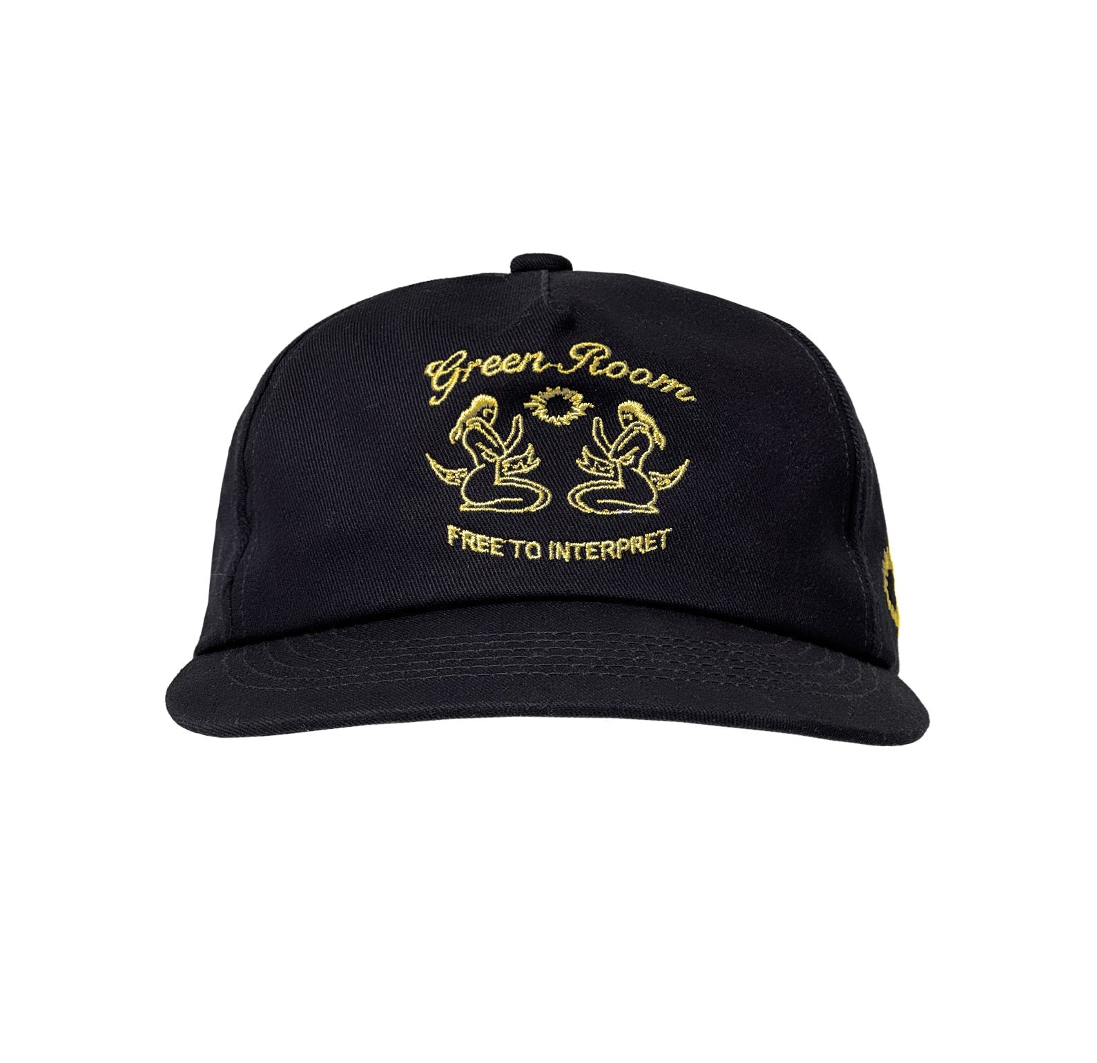 Green Room Logo Cap Schwarz - CGRER8104 - Coziness