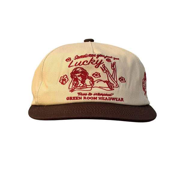 Green Room Lucky Cap Beige Brown - CGRER8452 - Coziness