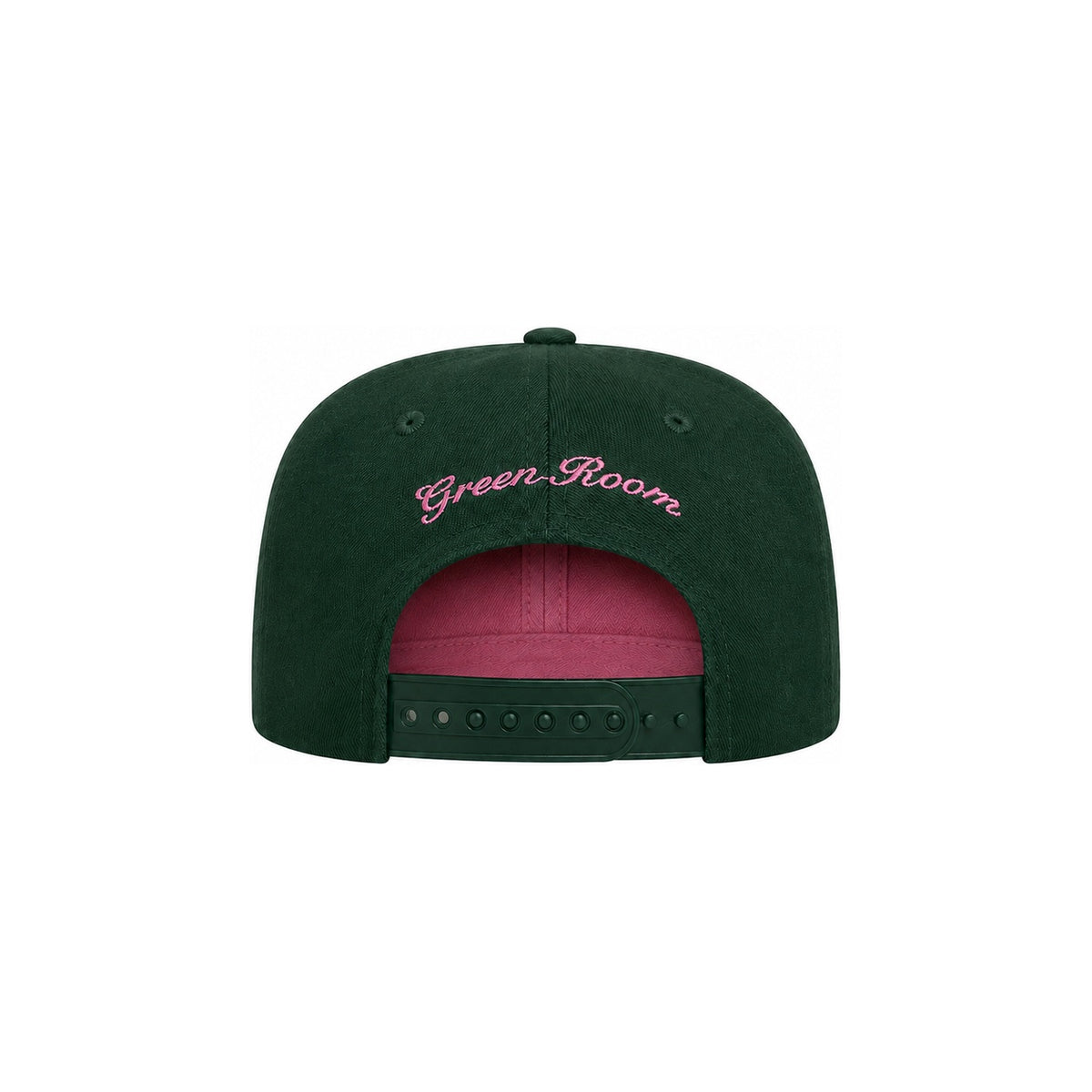 Green Room Summer Cap Green Pink