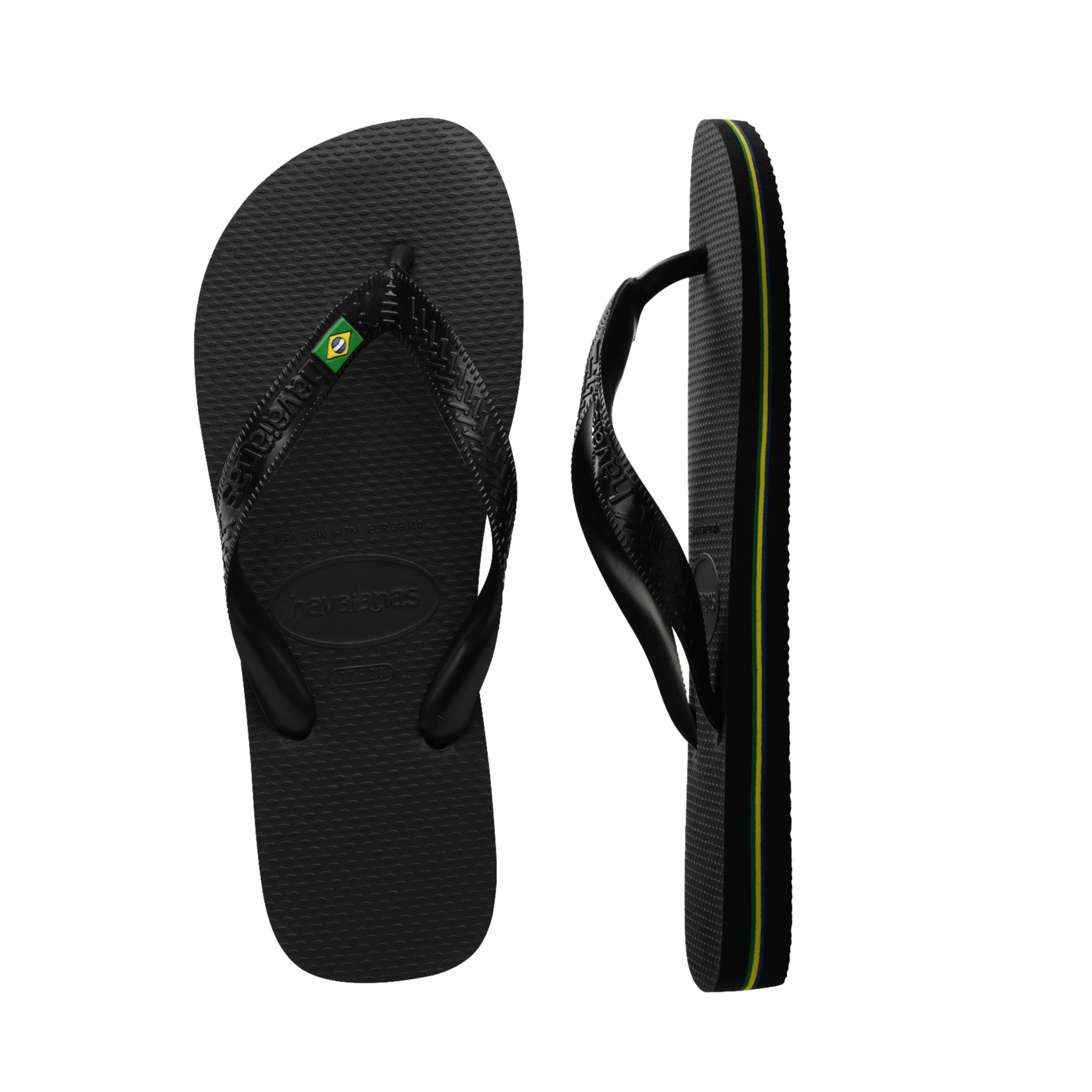 Havaianas Flip Flop Brasil Logo Black - CHAVF11064 - Coziness