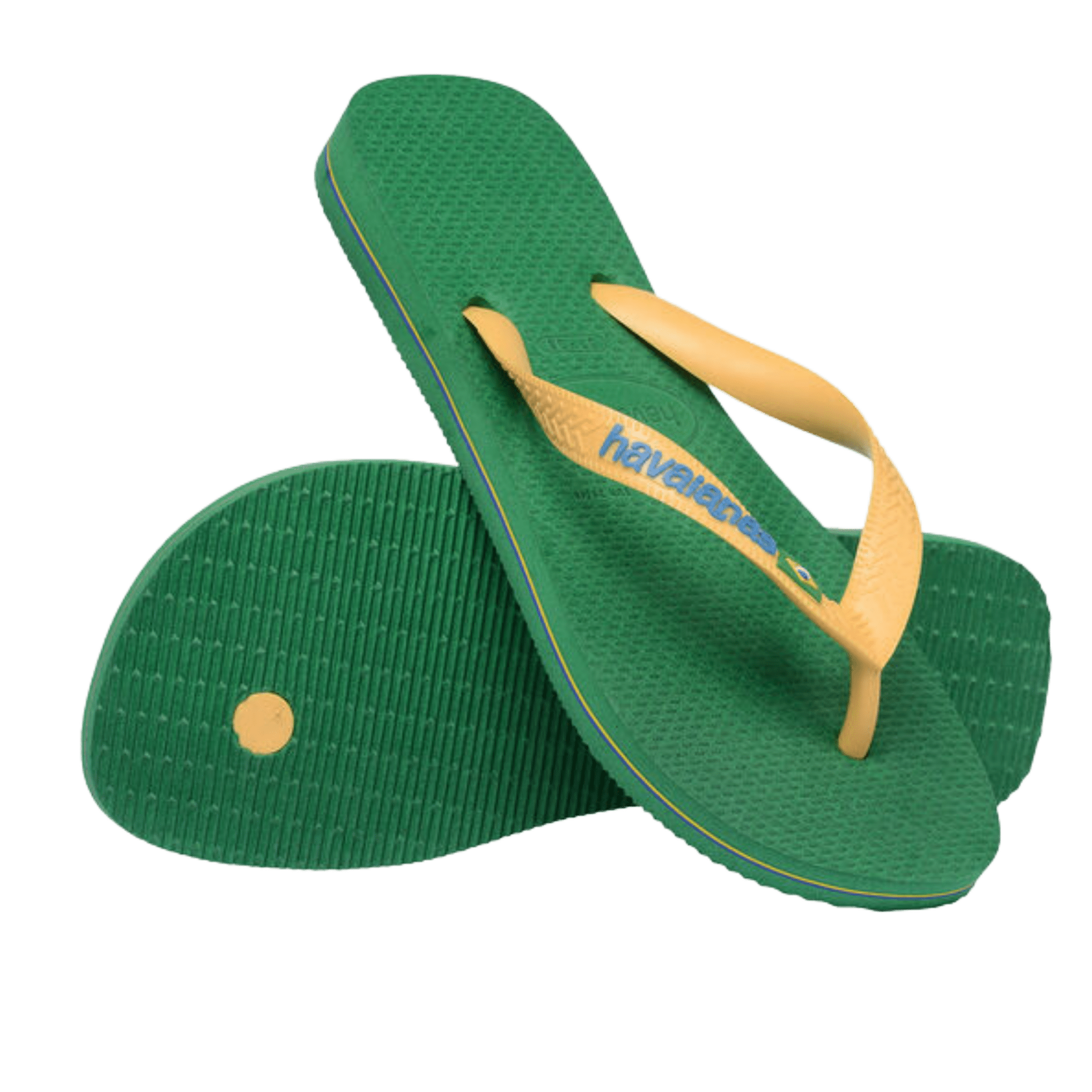 Havaianas Flip Flop Brasil Logo Green - CHAVF11054 - Coziness