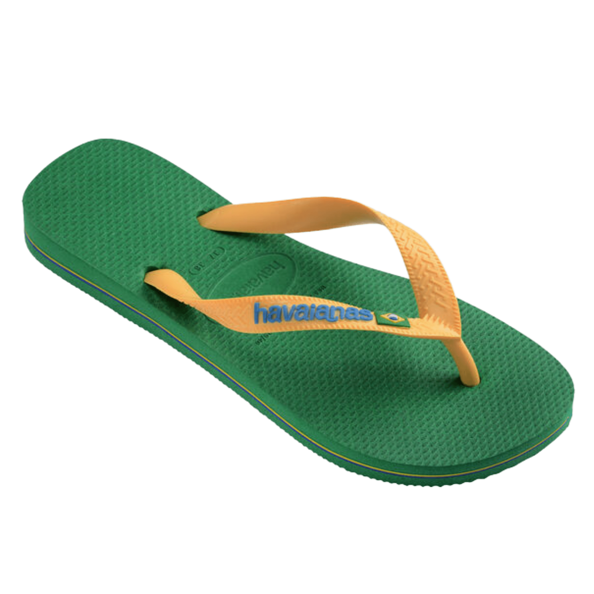 Havaianas Flip Flop Brasil Logo Green - CHAVF11054 - Coziness