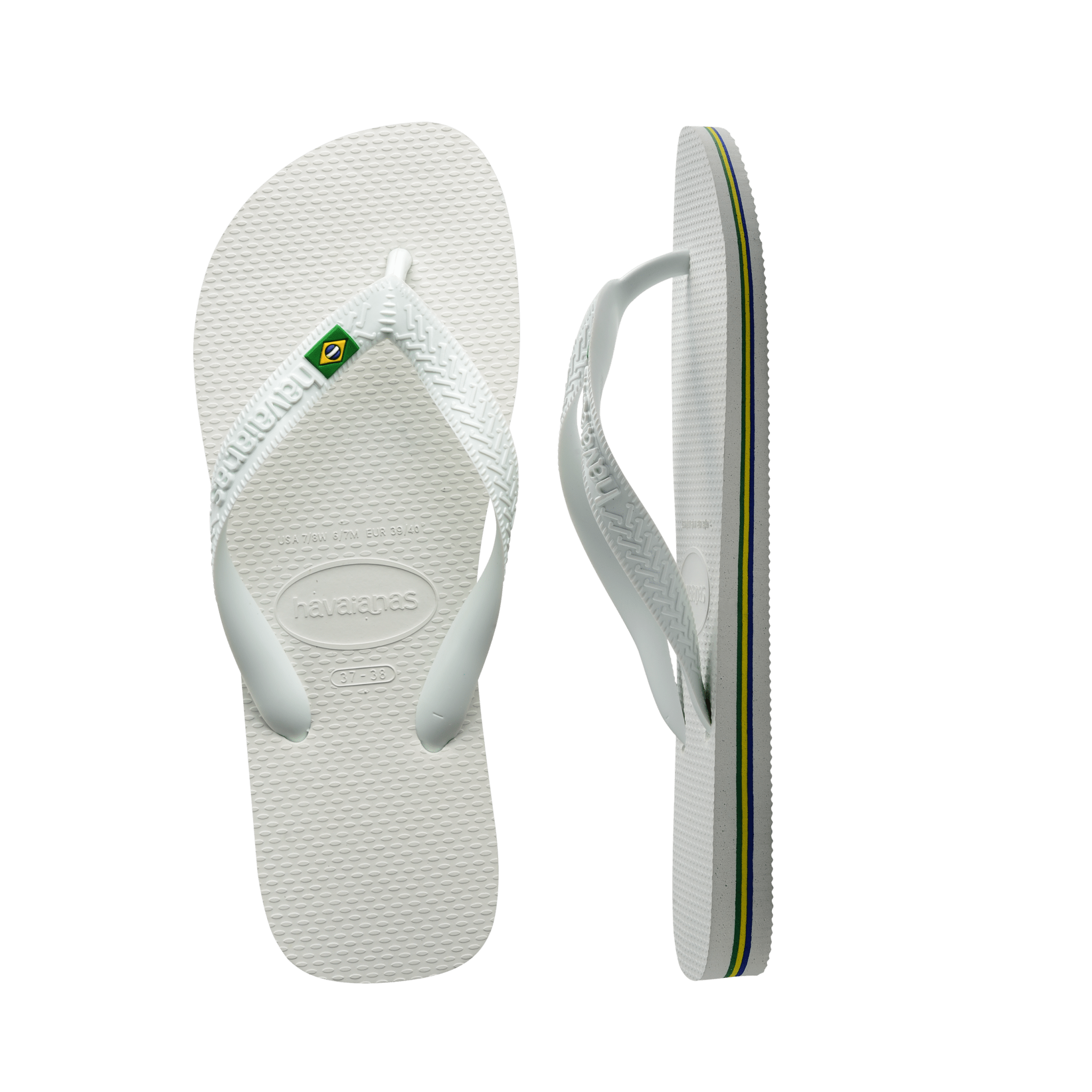 Havaianas Flip Flop Brasil Logo White - CHAVF11069 - Coziness
