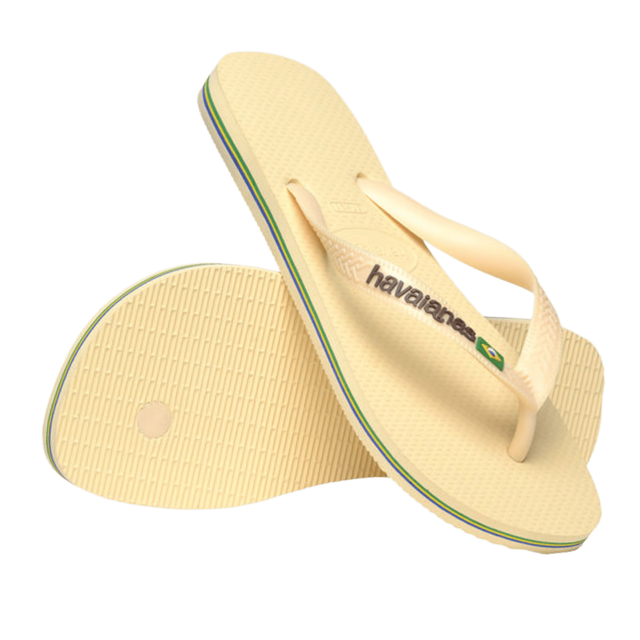 Havaianas Flip Flops Brasil Logo Butter Yellow - CHAVF12760 - Coziness