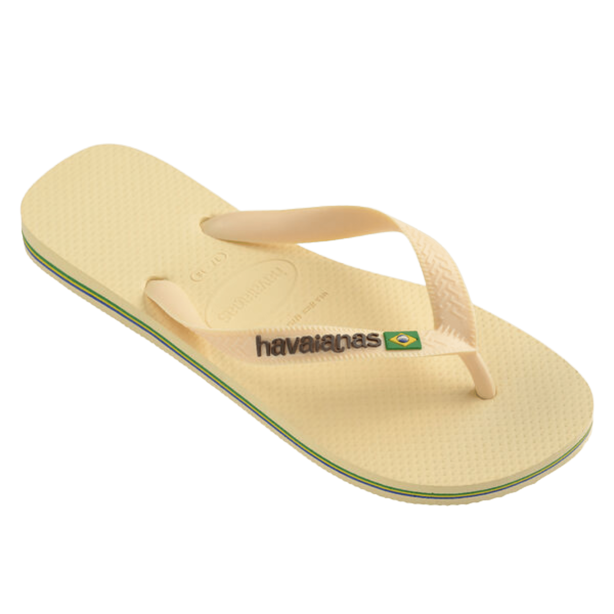 Havaianas Flip Flops Brasil Logo Butter Yellow - CHAVF12760 - Coziness