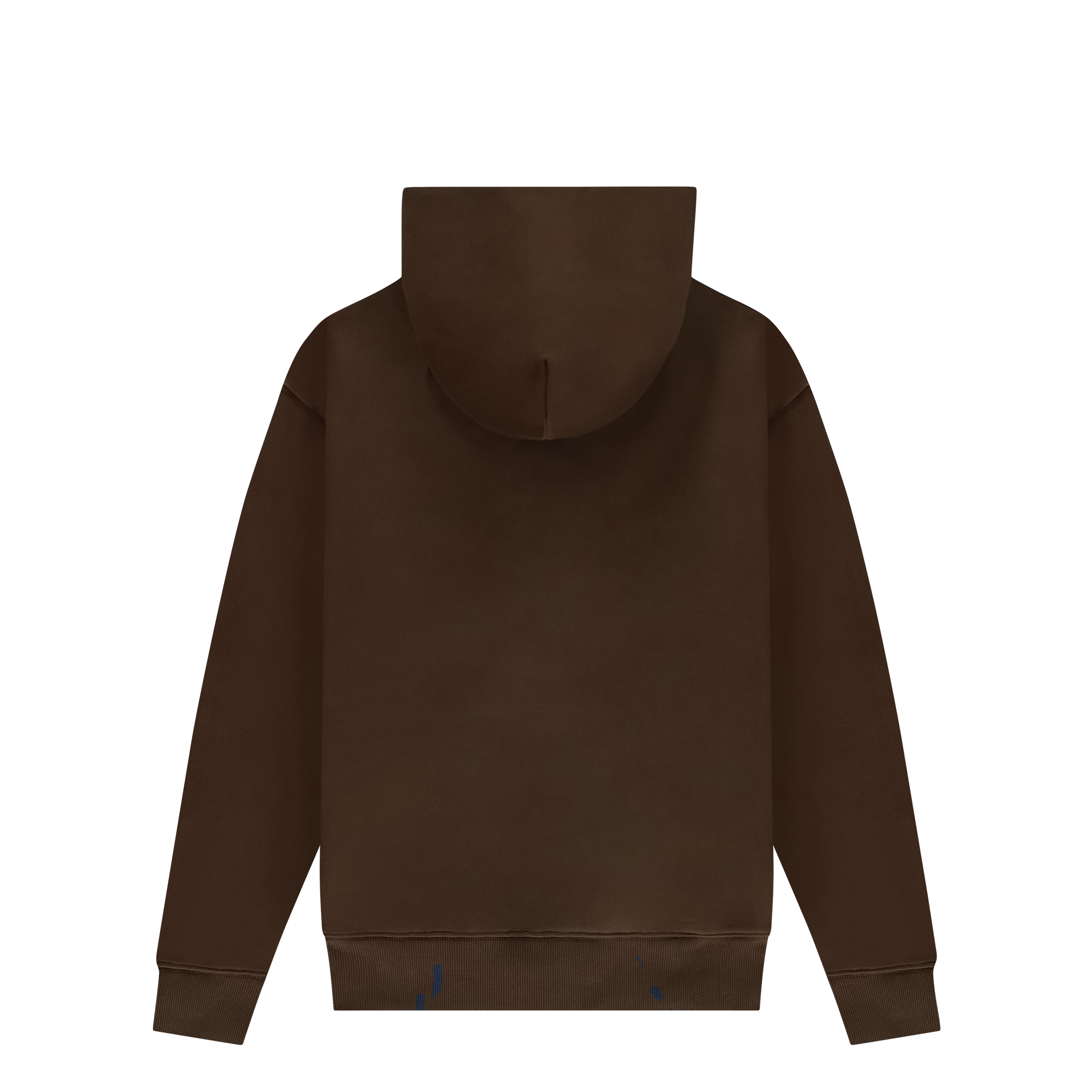 The New Originals Big Logo Zip Up Hoodie Acid Brown