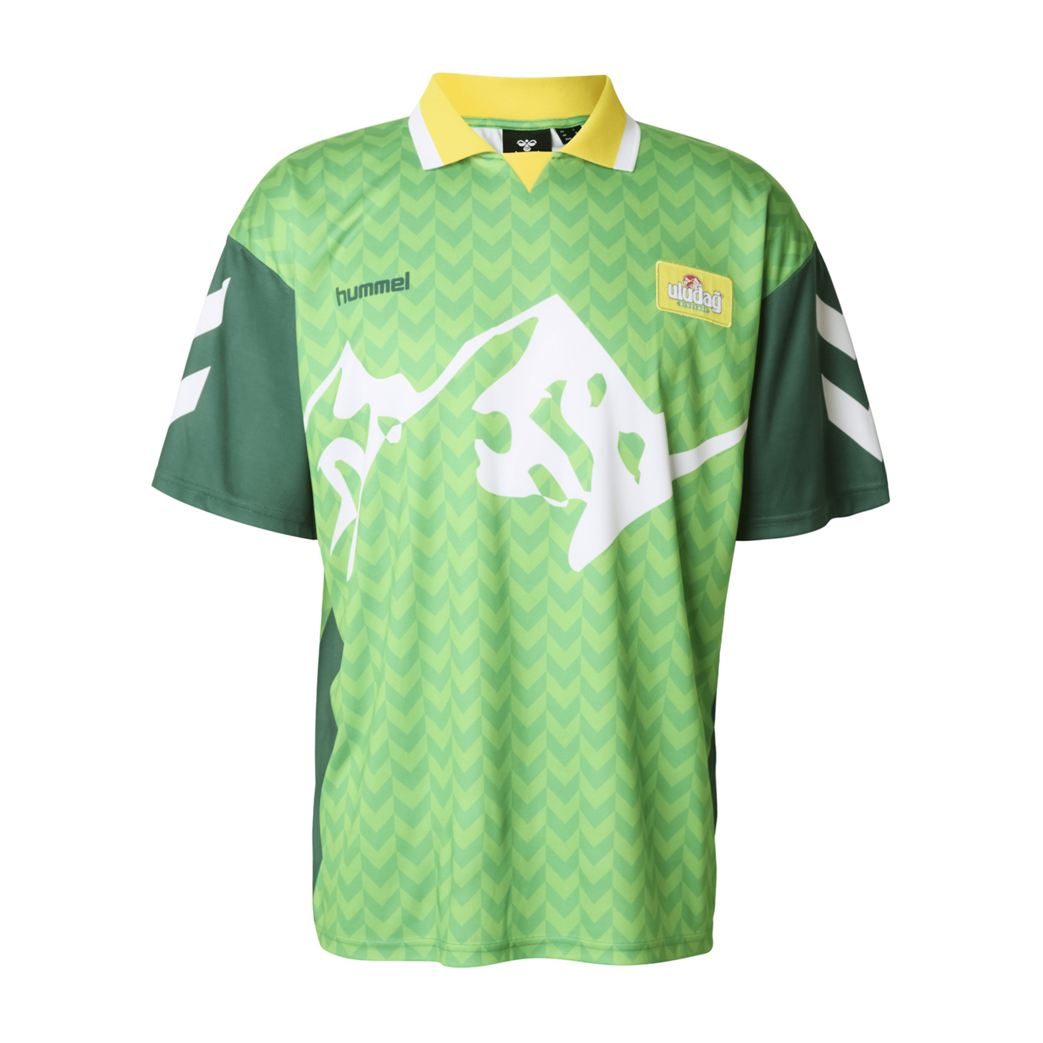 Hummel x Uludag Loose Trikot Polo Shirt Green - CHUMX9329 - Coziness