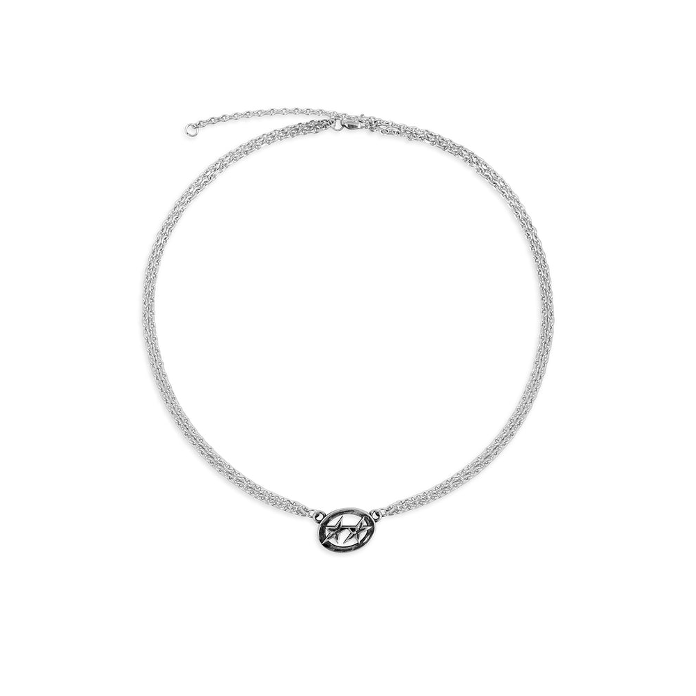 Icon Double Chain Necklace - CICOD7838 - Coziness