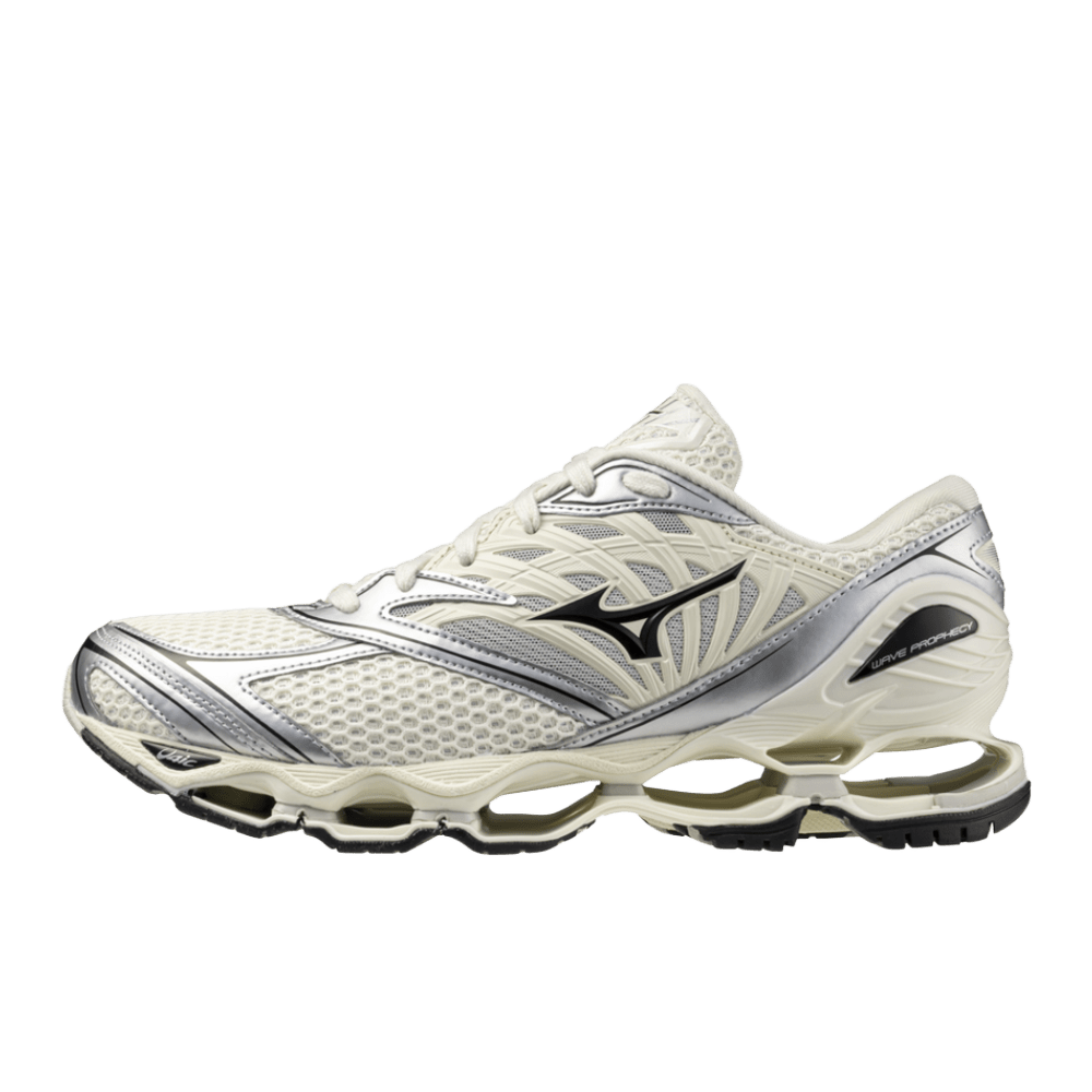 Mizuno Wave Prophecy LS Pristine Black Silver - CMIZW8601 - Coziness