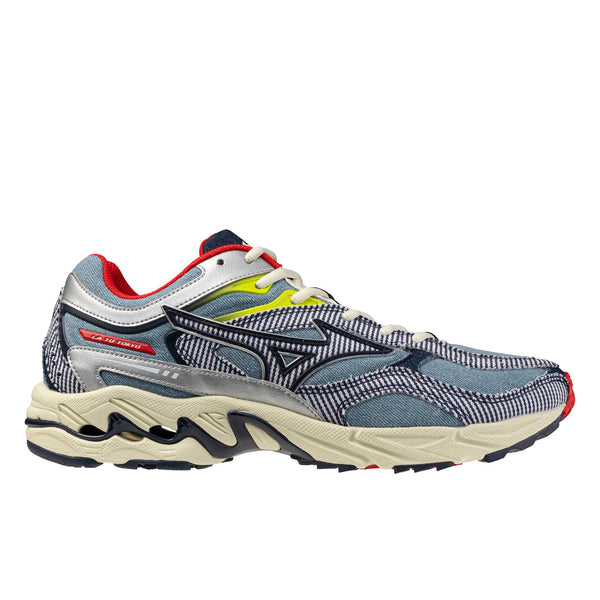 Mizuno x Sean Wotherspoon Wave MG4 LS Light Blue Off-White Red - CMIZX15181 - Coziness