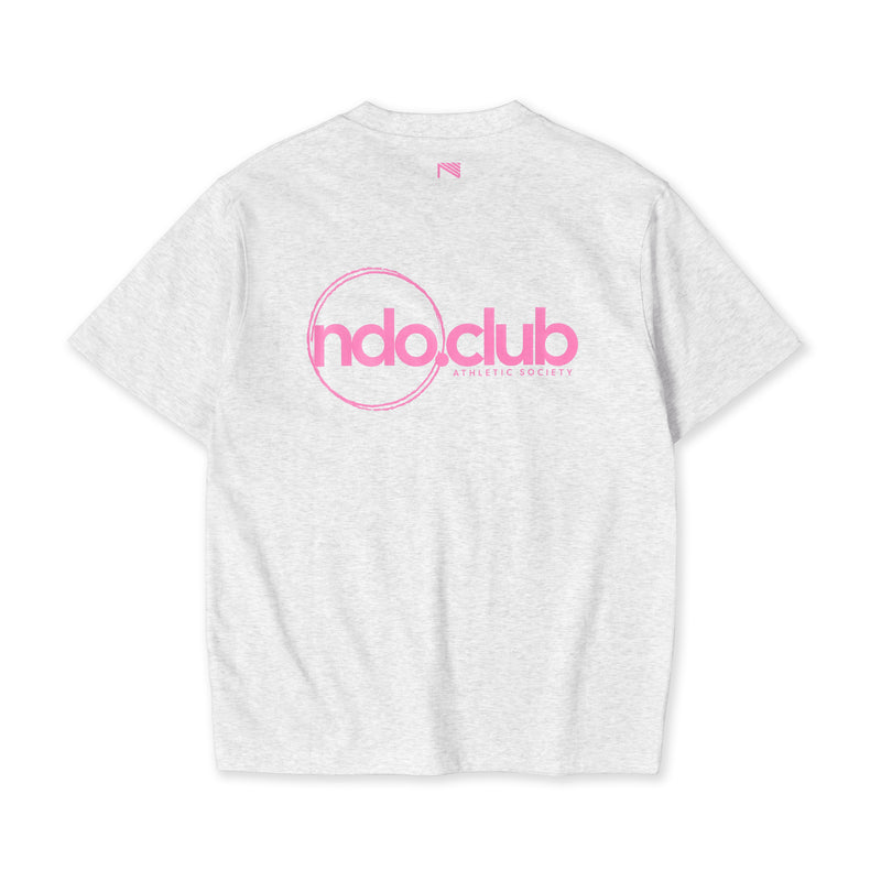 Ndo run club t-shirt grau pink - CNDOR5959 - Coziness