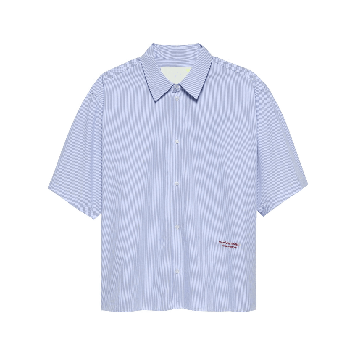 New Amsterdam Beach Shirt Short Sleeve Blue - CNEWA14084 - Coziness