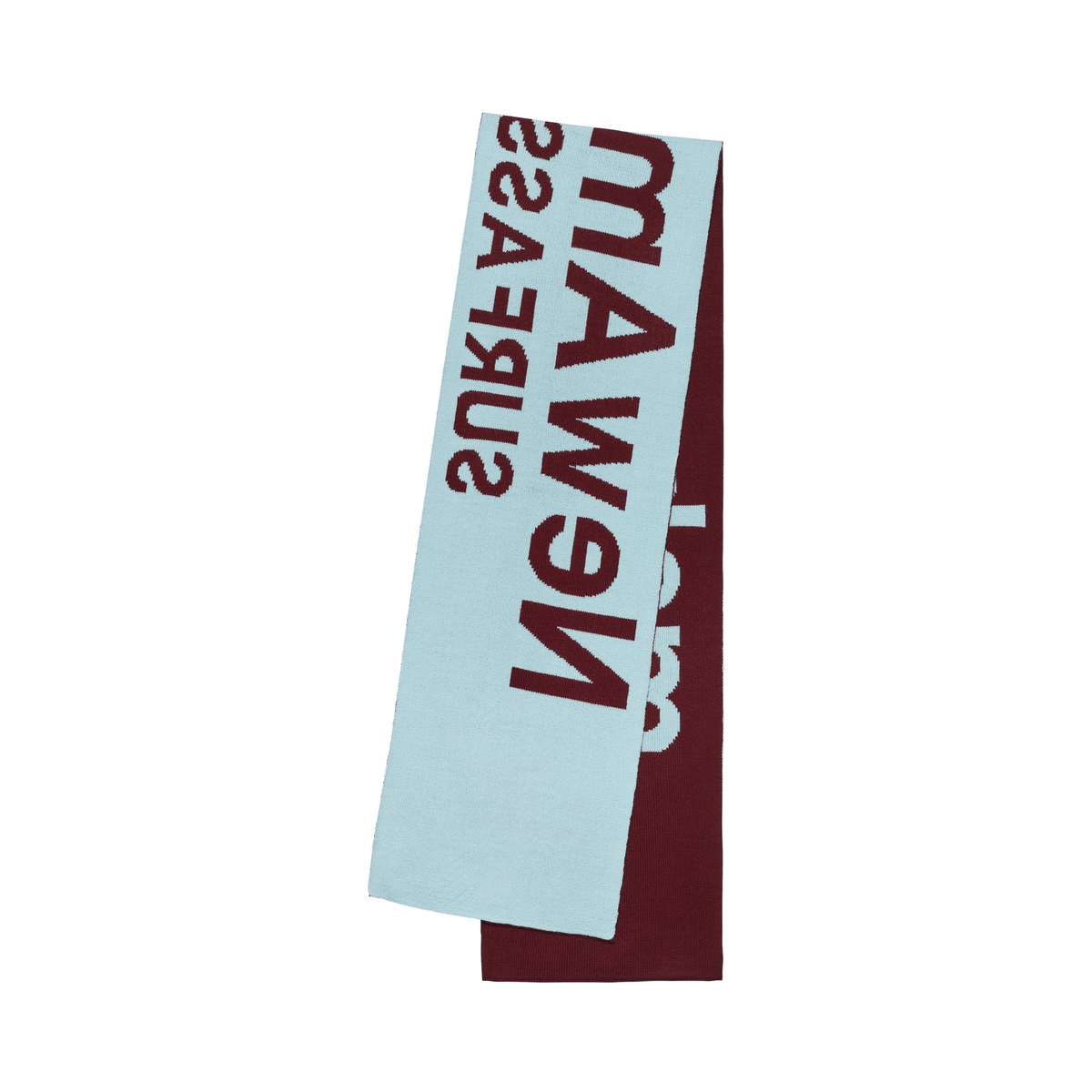 New Amsterdam Name Scarf Burgundy 601 - CNEWA14093 - Coziness