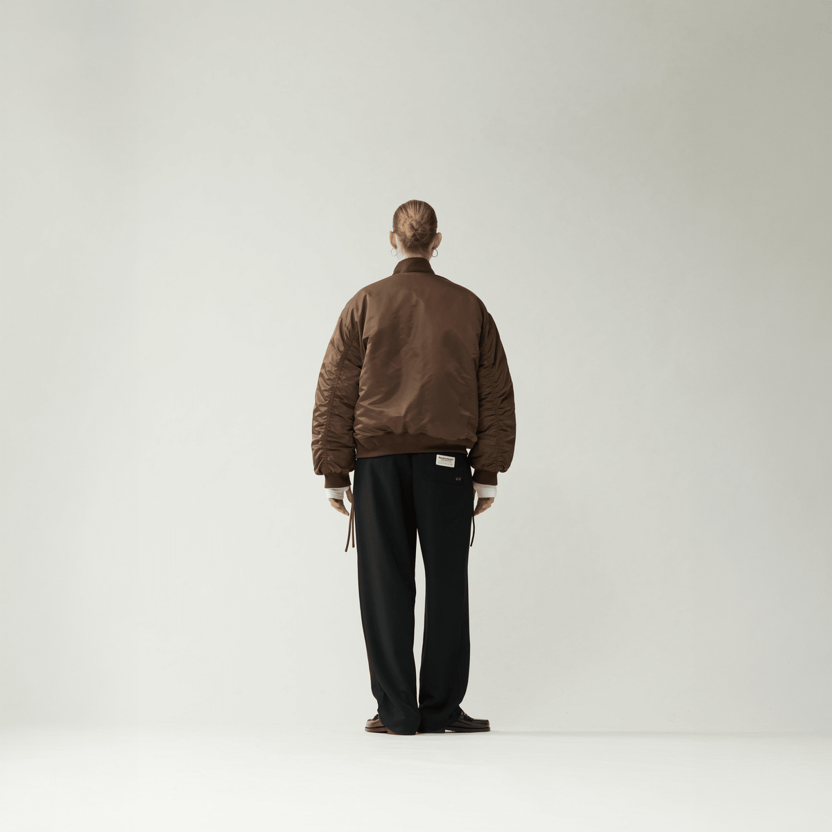New Amsterdam Reversible Bomber Jacket Brown - CNEWA14081 - Coziness