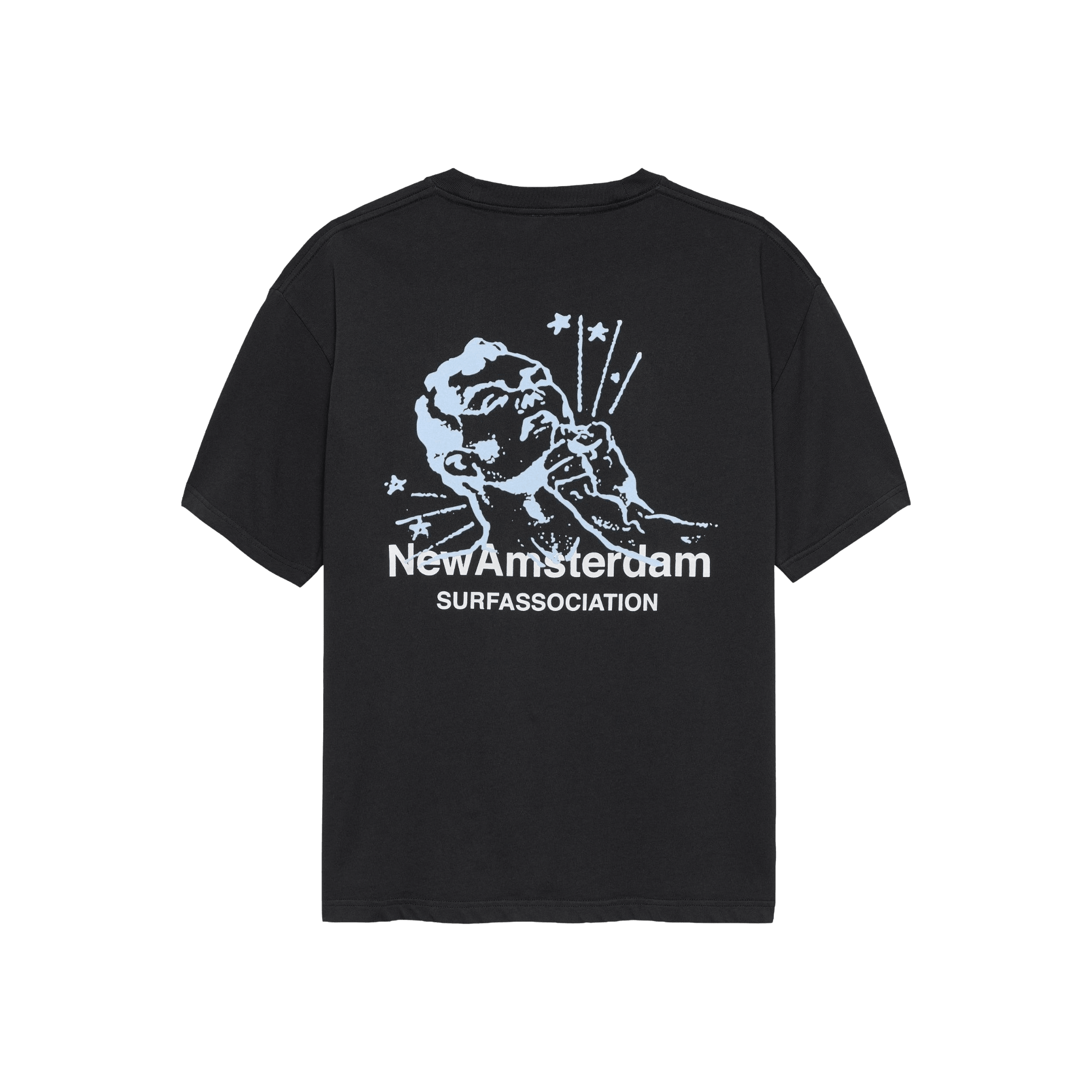 New Amsterdam Surf Association Knocked T-Shirt Black - CNEWA12907 - Coziness